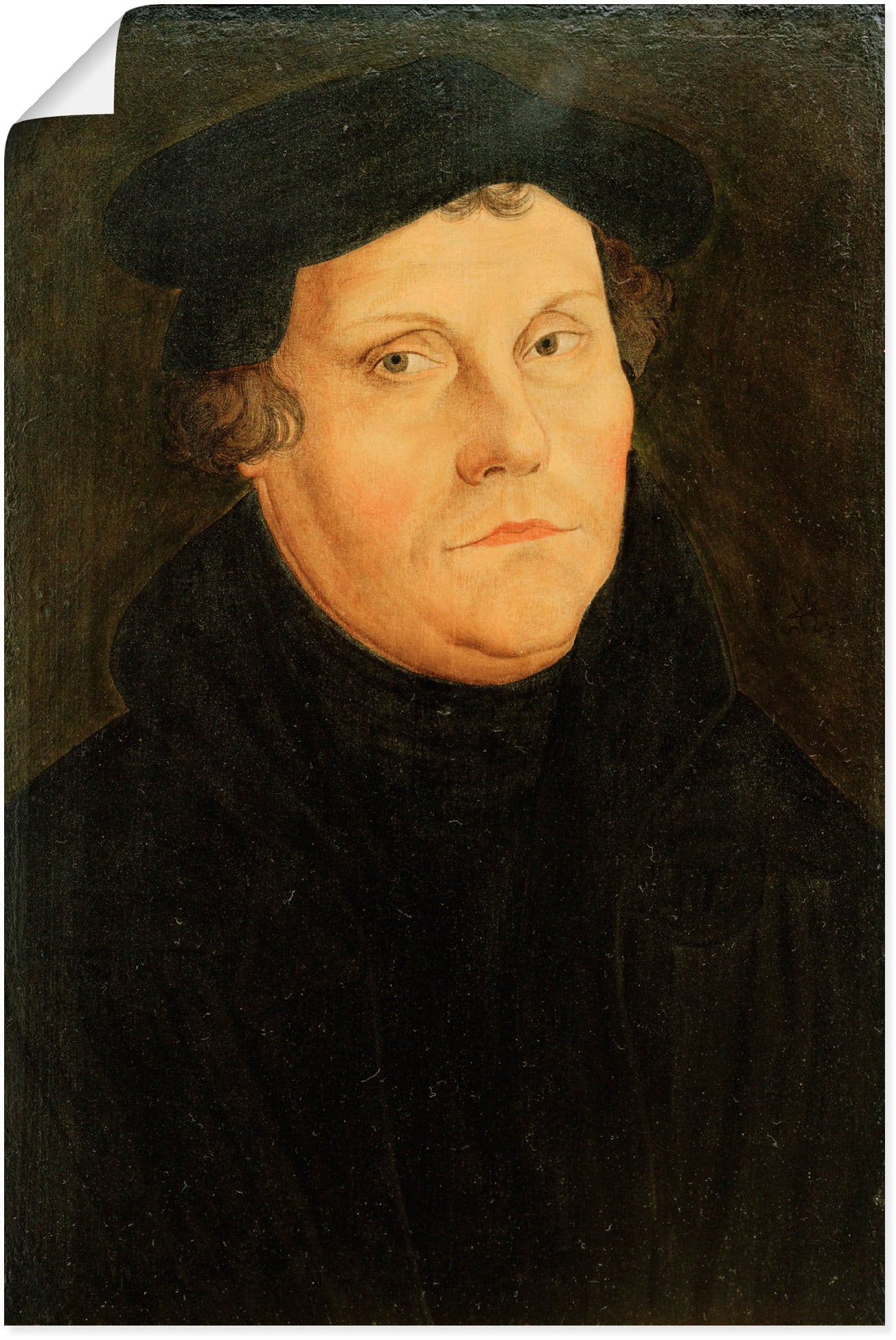 Wandbild »Martin Luther«, Historische Persönlichkeiten, (1 St.), als Leinwandbild,...