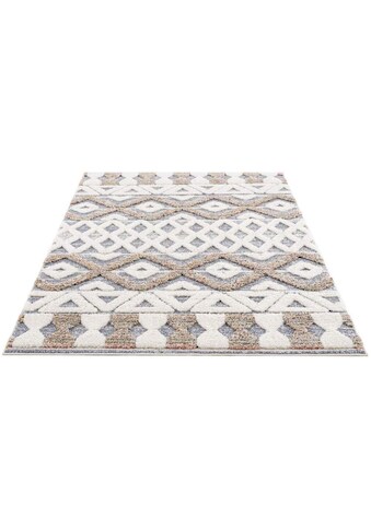 Carpet City Hochflor-Teppich »Focus«, rechteckig, 20 mm Höhe, Boho-Teppich, besonders... kaufen