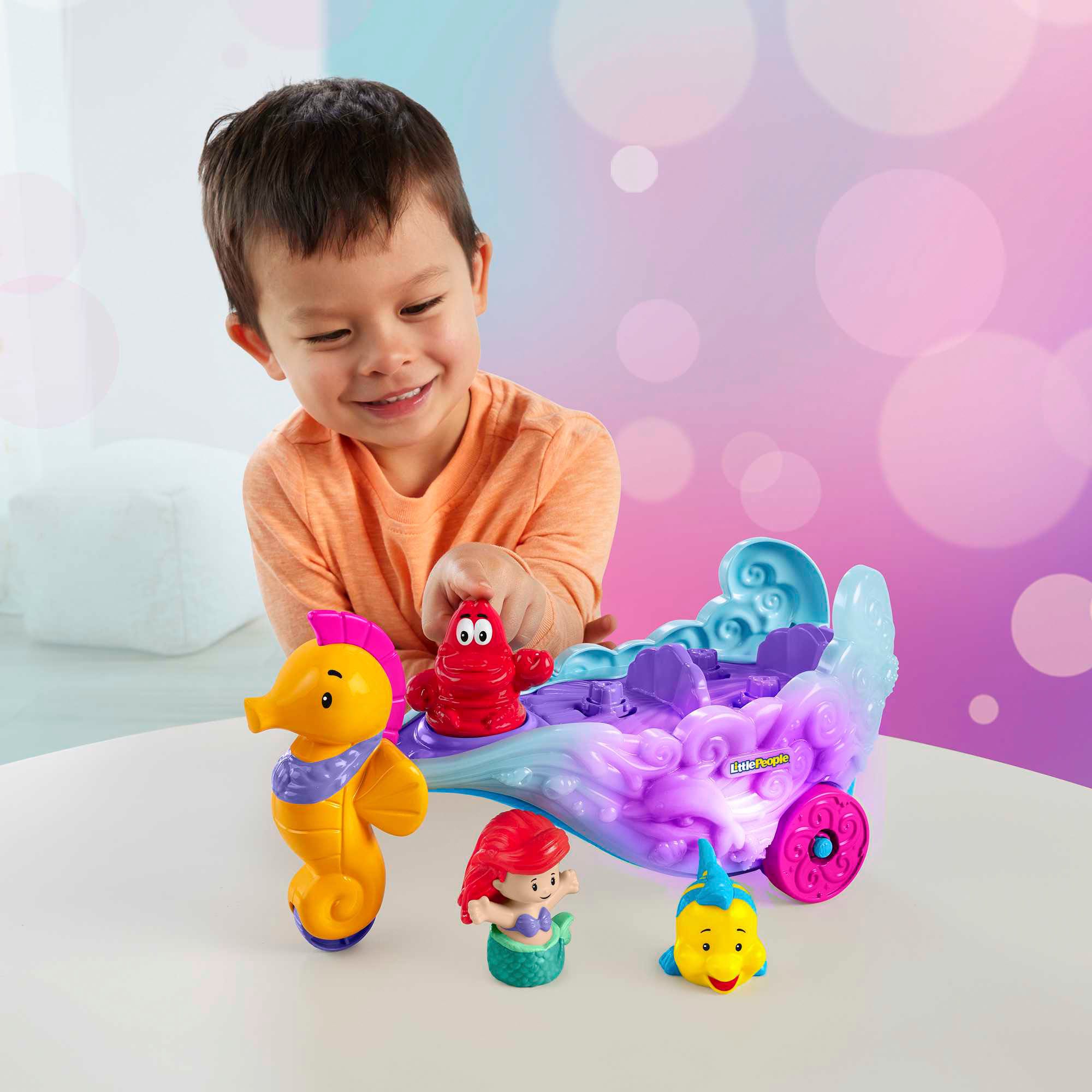 Fisher-Price® Lernspielzeug »Little People Arielle Kutsche Musikspielzeug«, mit Licht und Sound