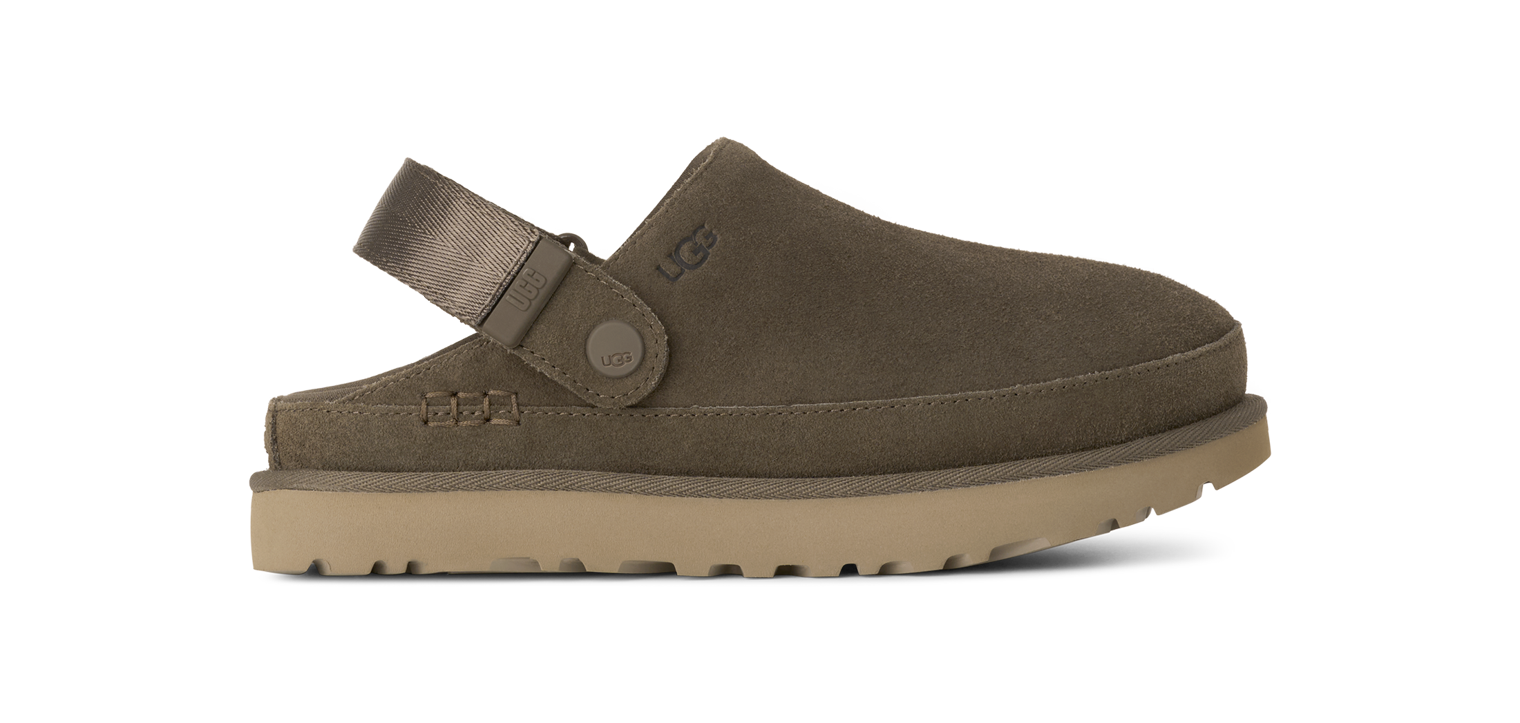UGG Clog »Unisex W GOLDENSTAR CLOG«  Homeslippers, Plateauschuh, Mule mit schwenkbarem Fersenriemen