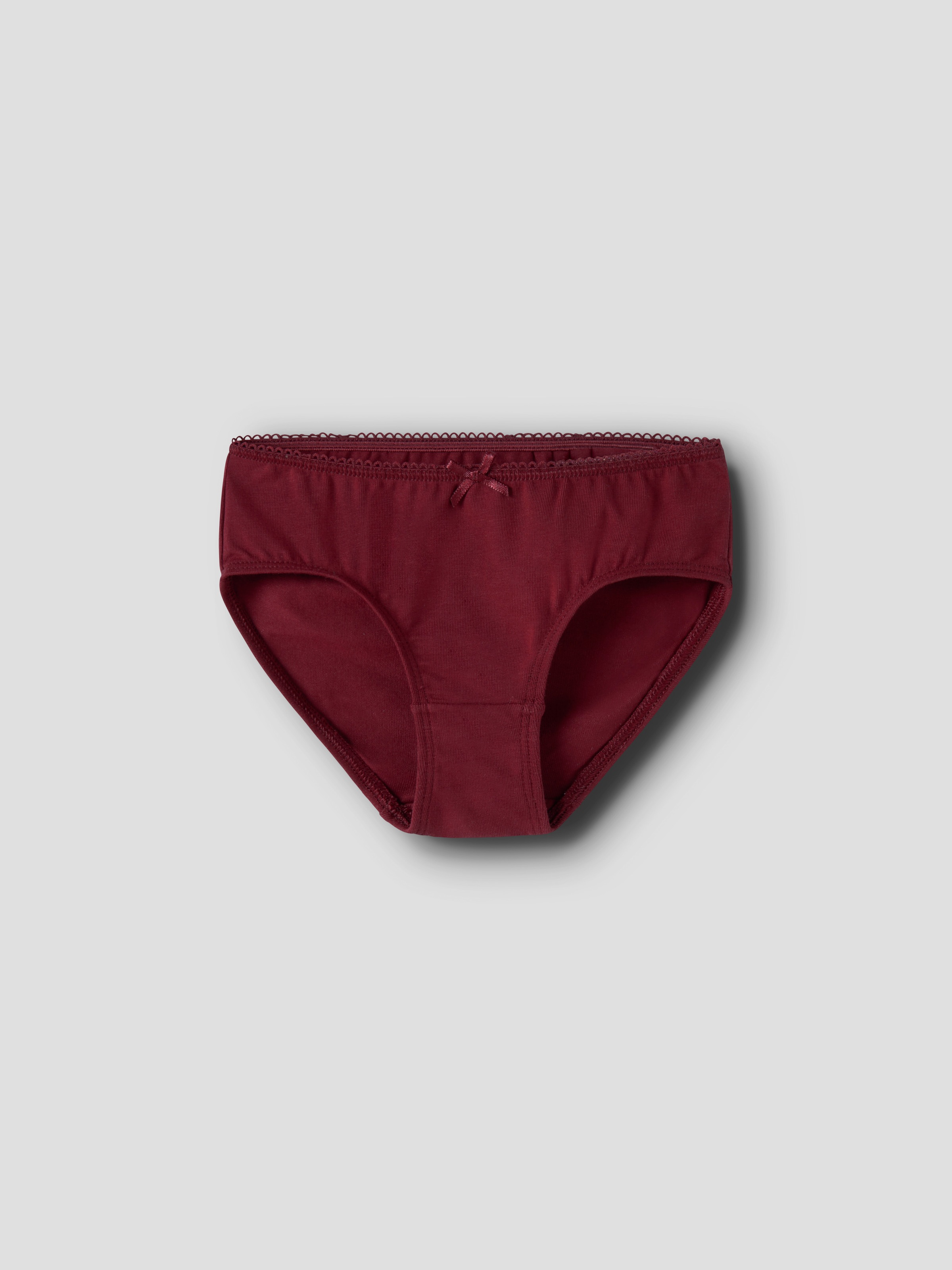 Name It Slip »NMFBRIEFS 3P CUTIE HEART« Packung, 3 Stk. Baumwollmischung, 2x uni und 1x bedruckt im Set
