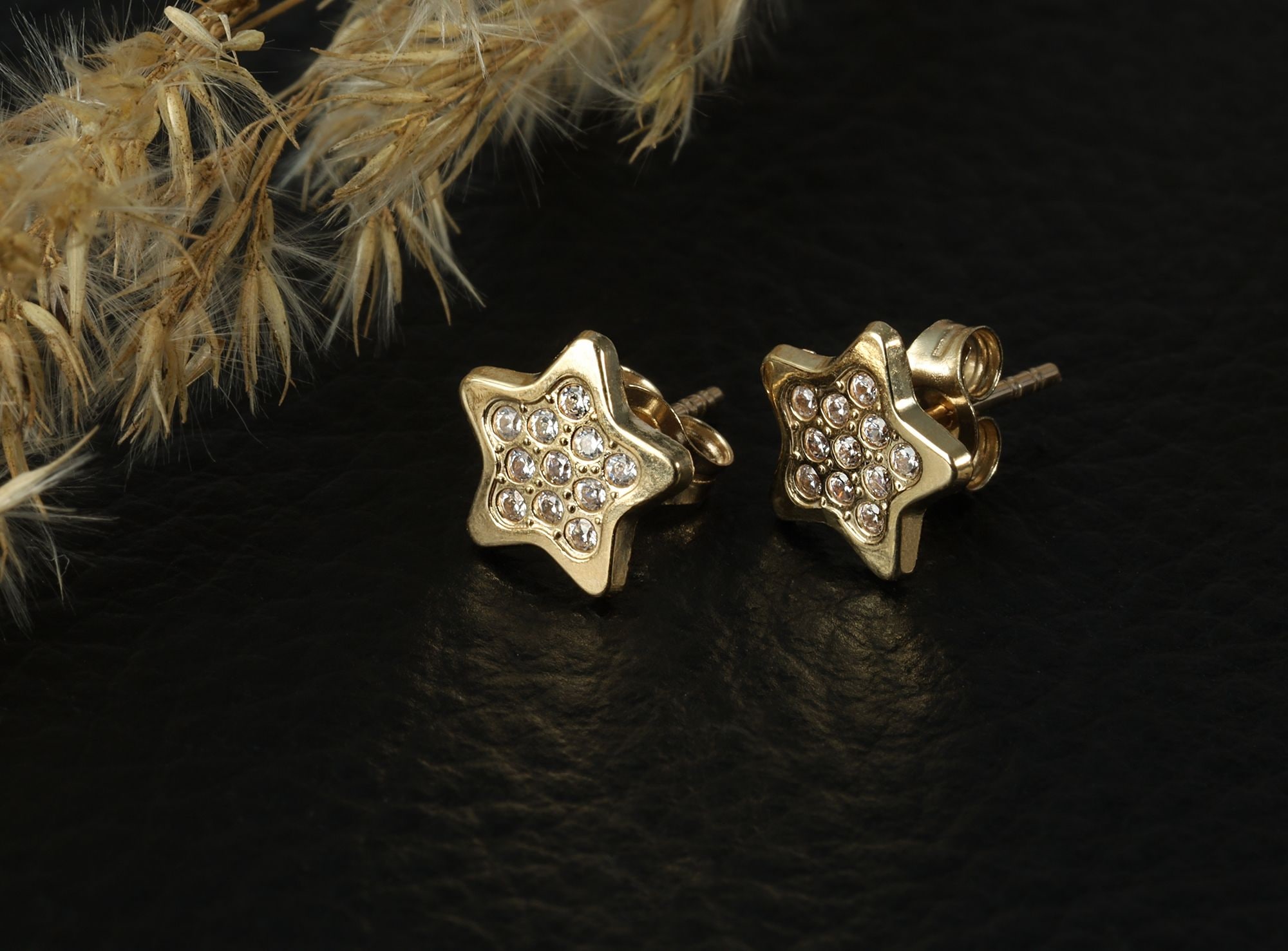 Adelia´s Paar Ohrstecker »Damen Ohrringe ¿ Ohrstecker aus 333 Gold mit Zirkonia«