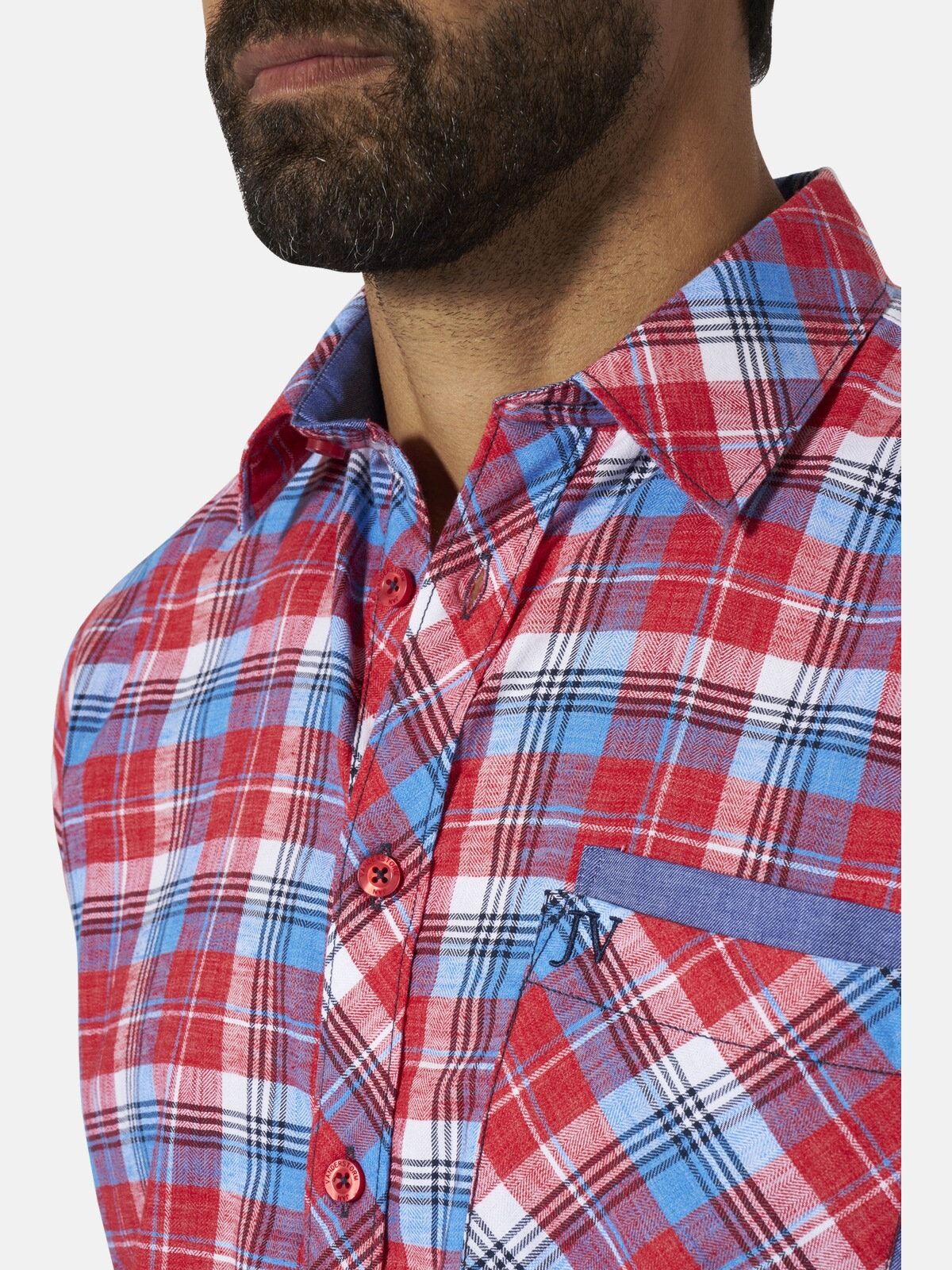 Jan Vanderstorm Kurzarmhemd »Kurzarmhemd HAAKER«