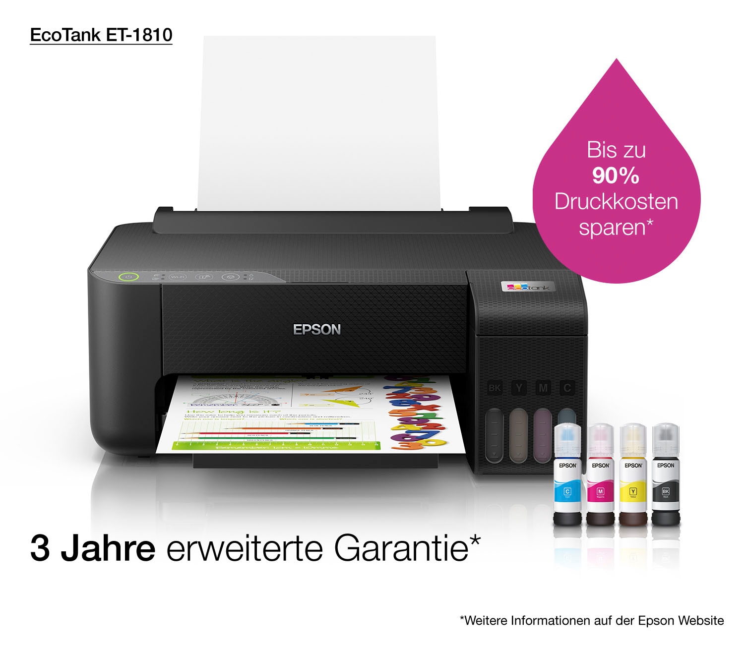 Epson Tintenstrahldrucker »EcoTank ET-1810«