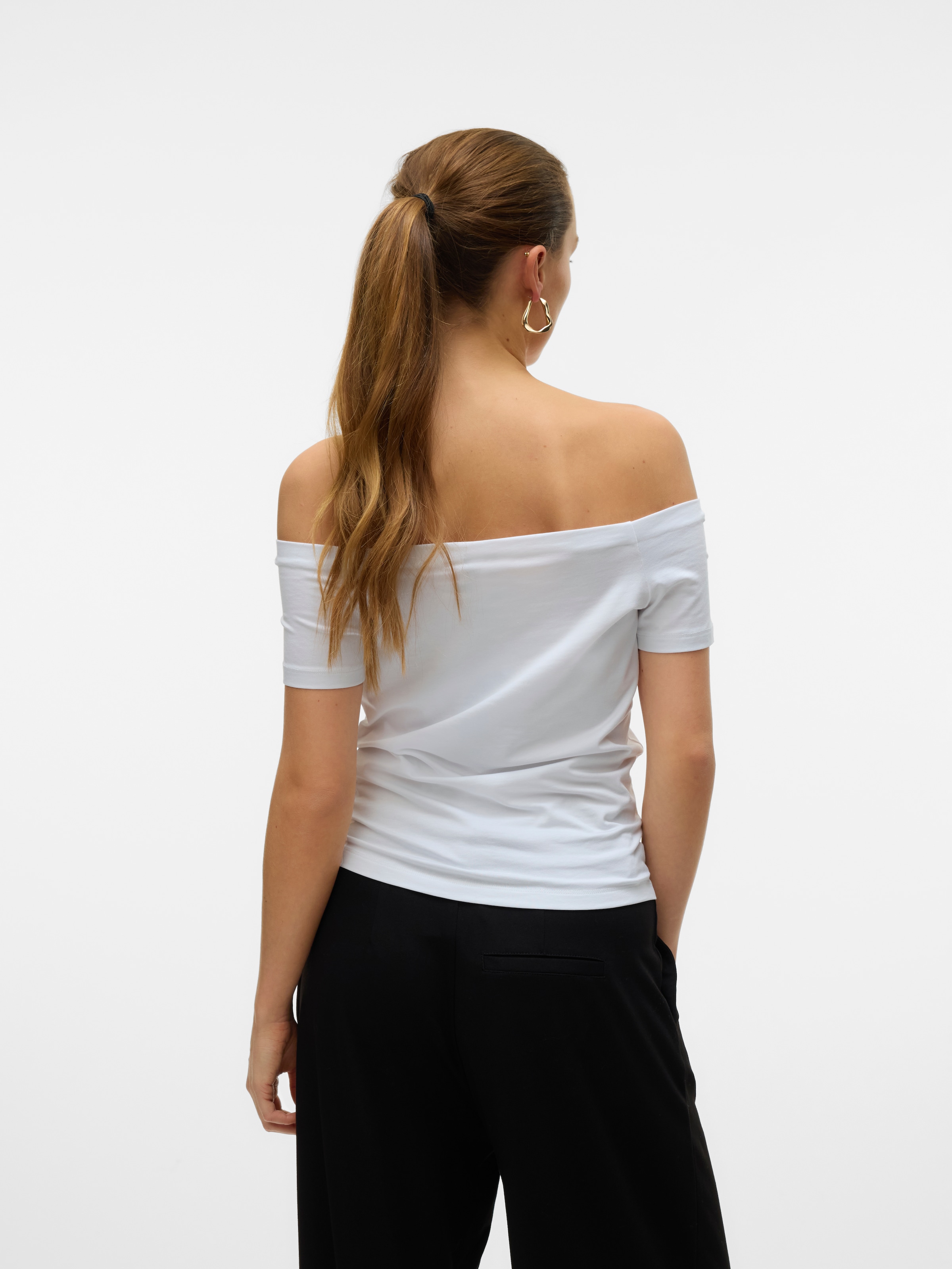 Vero Moda Kurzarmshirt »VMPANDA OFF-SHOULDER TOP JRS GA NOOS«