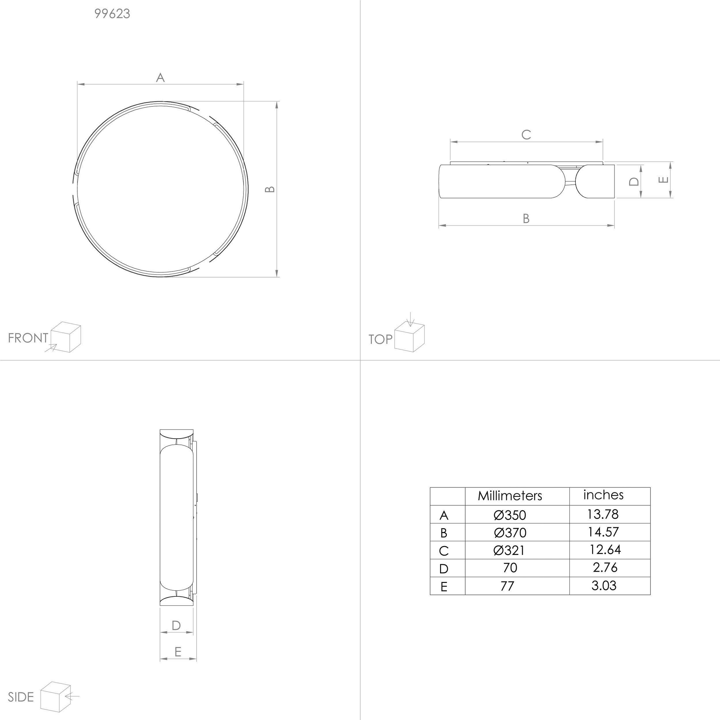 EGLO Deckenleuchte »VALCASOTTO«, Leuchtmittel LED-Modul | LED fest integriert, Deckenlampe, Wohnzimmerlampe, LED Schlafzimmerlampe
