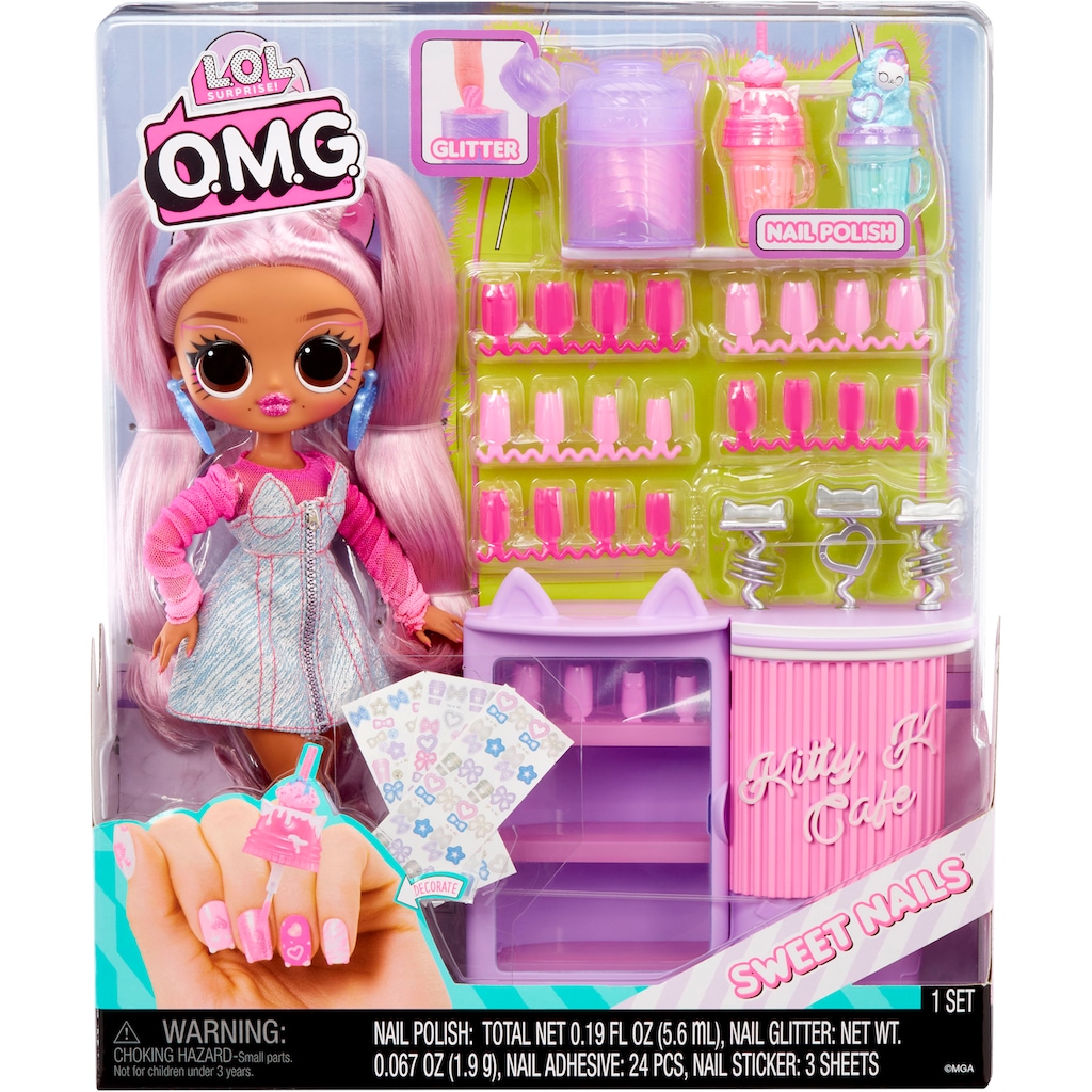 L.O.L. SURPRISE! Anziehpuppe »L.O.L. Surprise O.M.G. Sweet Nails - Pinky Pops«