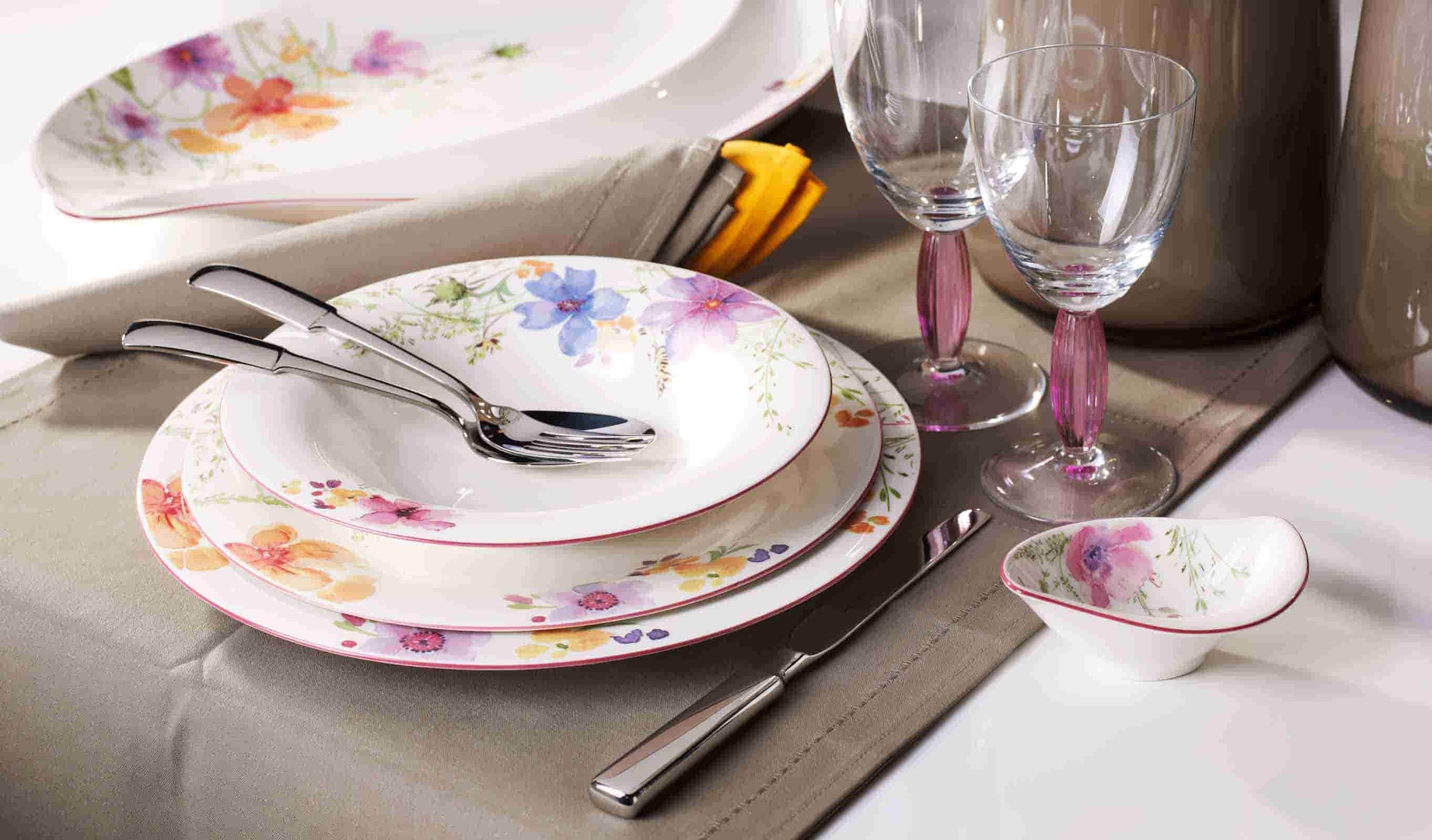 Villeroy & Boch Suppenteller »Suppenteller Mariefleur Basic ø 23 cm bunt«