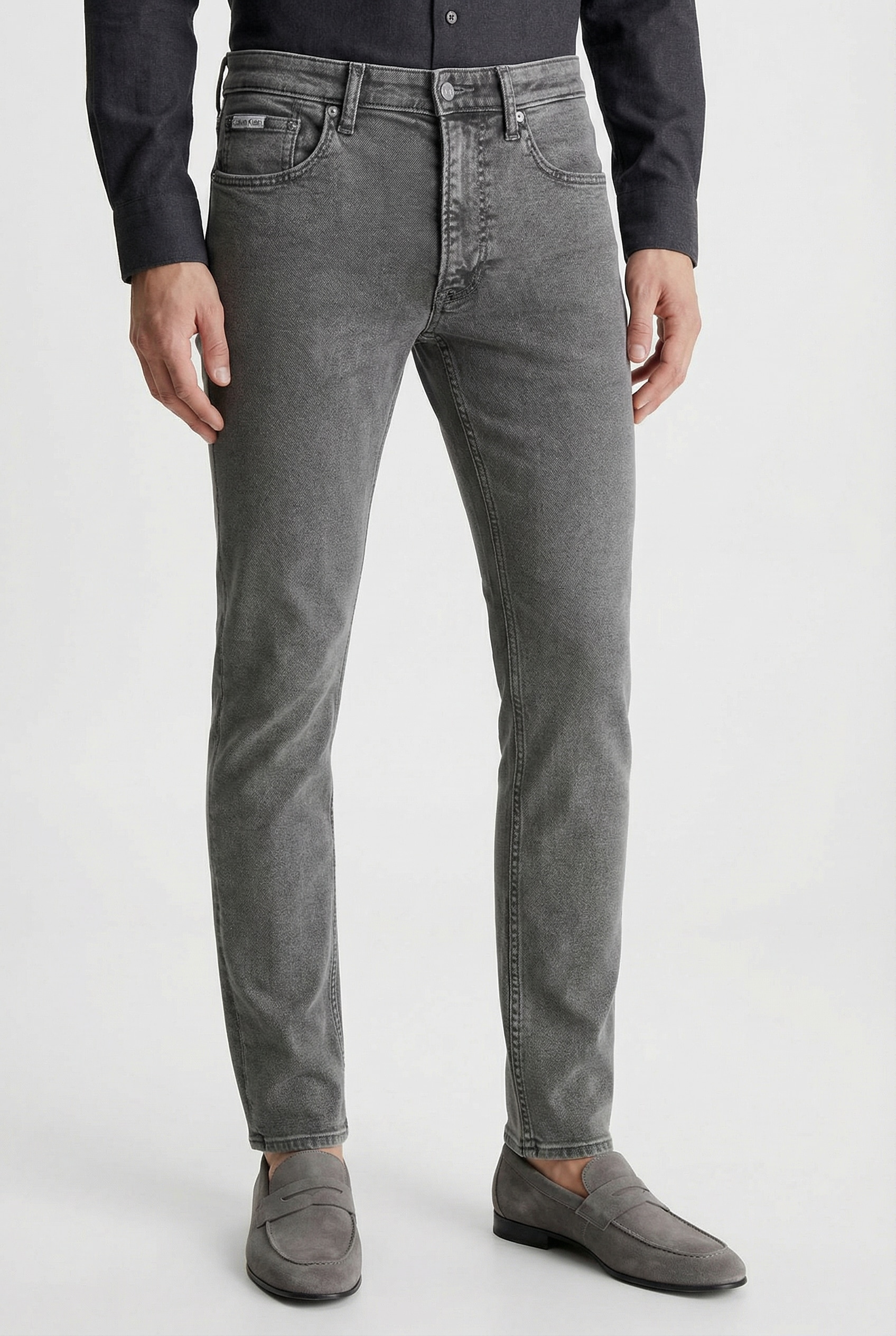 Calvin Klein Jeans Skinny-fit-Jeans »SKINNY« mit Leder-Badge