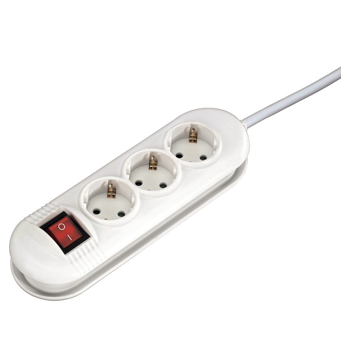Steckdosenleiste Vis-à-vis, 3-fach, Weiß »Kindersicherung«