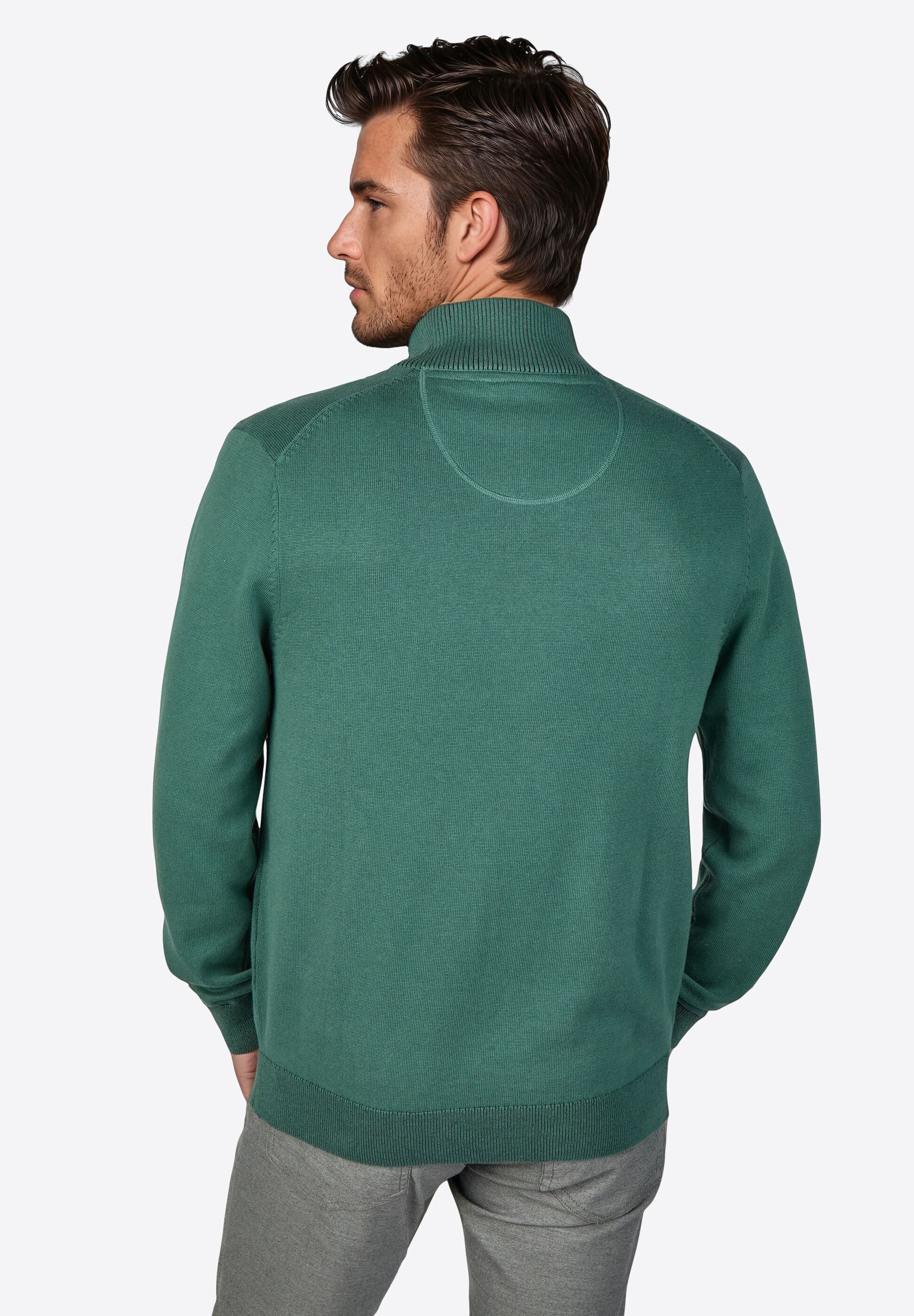 Pierre Cardin Rollkragenpullover »Pierre Cardin Pullover« mit Reißverschluss