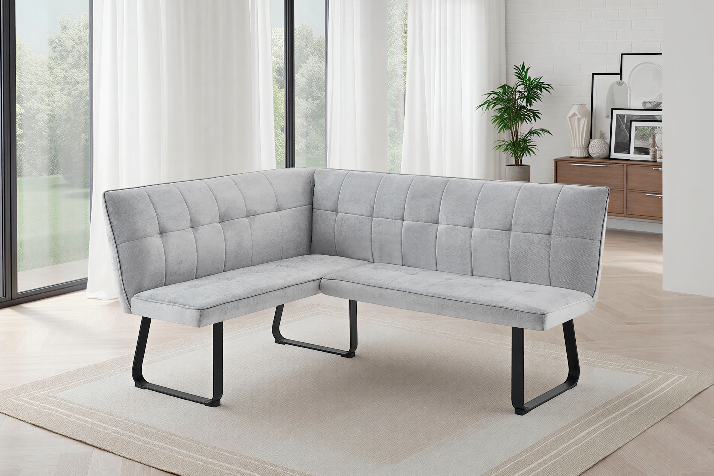 byLIVING Eckbank »Talea Küchenbank« 1 Stk. tlg. Komortable Nosaqfederung und gemütlicher Stoffbezug mit Farbauswahl