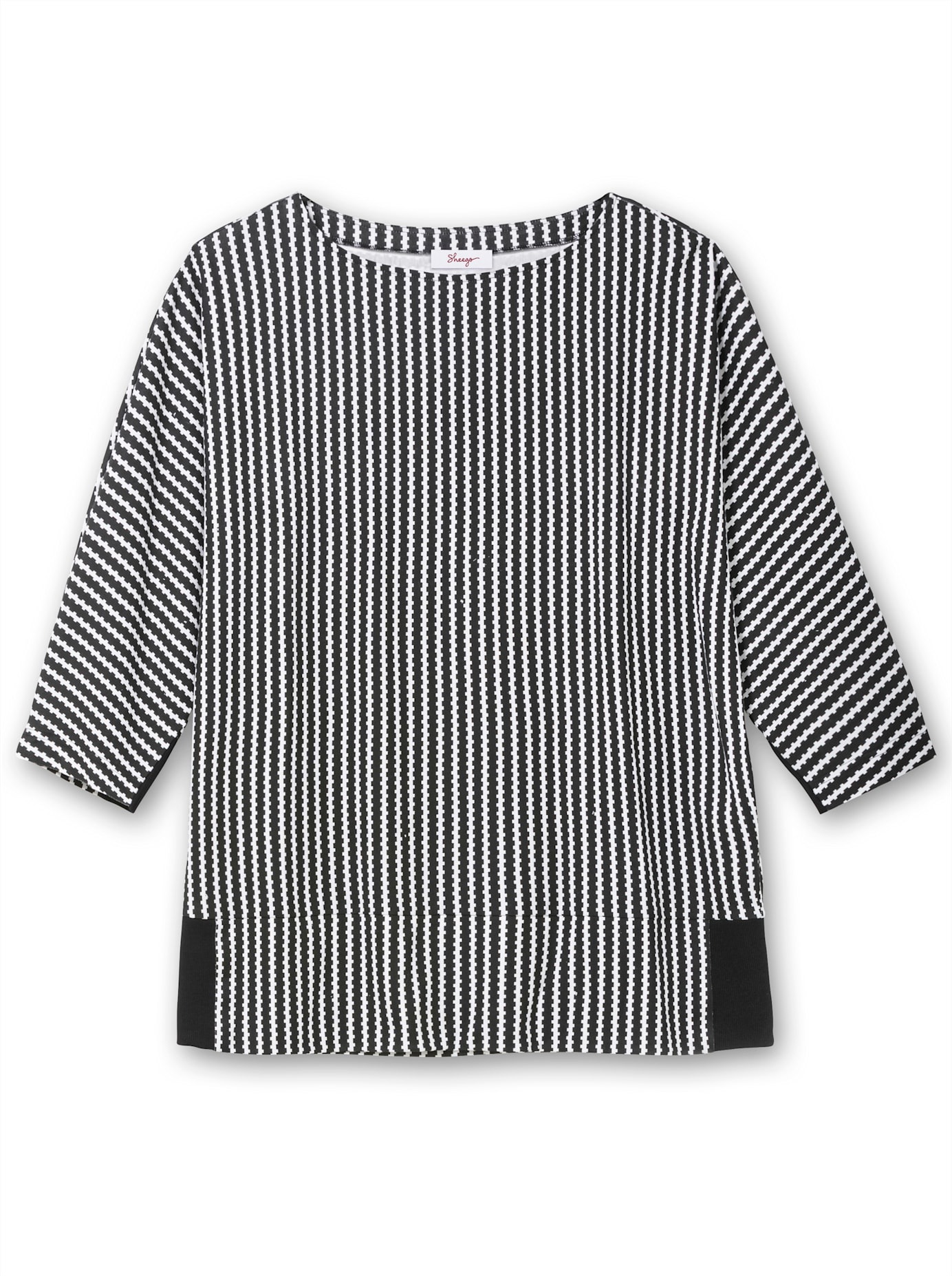 Sheego 3/4-Arm-Shirt »3/4-Arm-Shirt«, (1 tlg.)