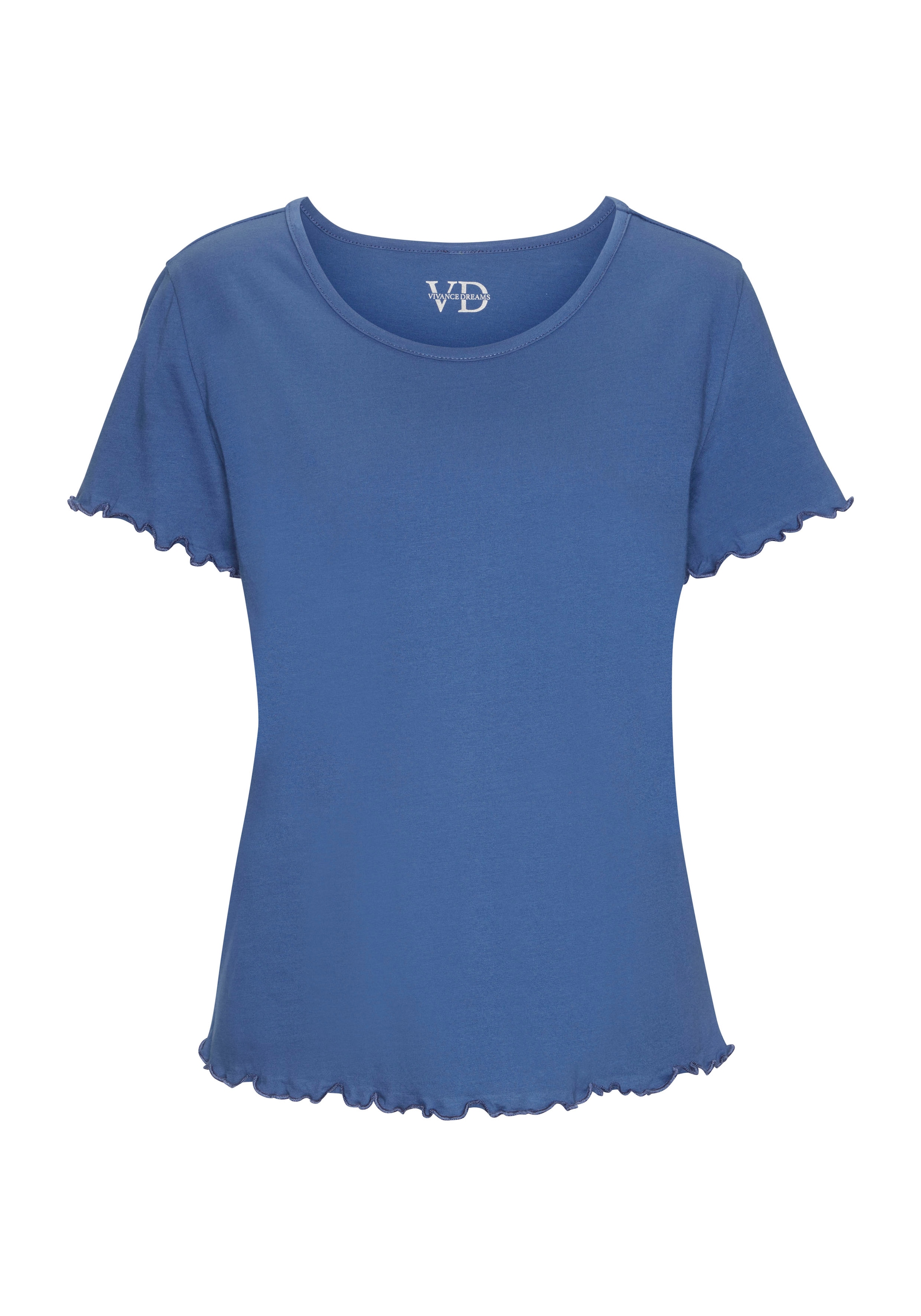 Vivance Dreams Pyjama Set, 3 tlg. Mit schöner Flanellhose