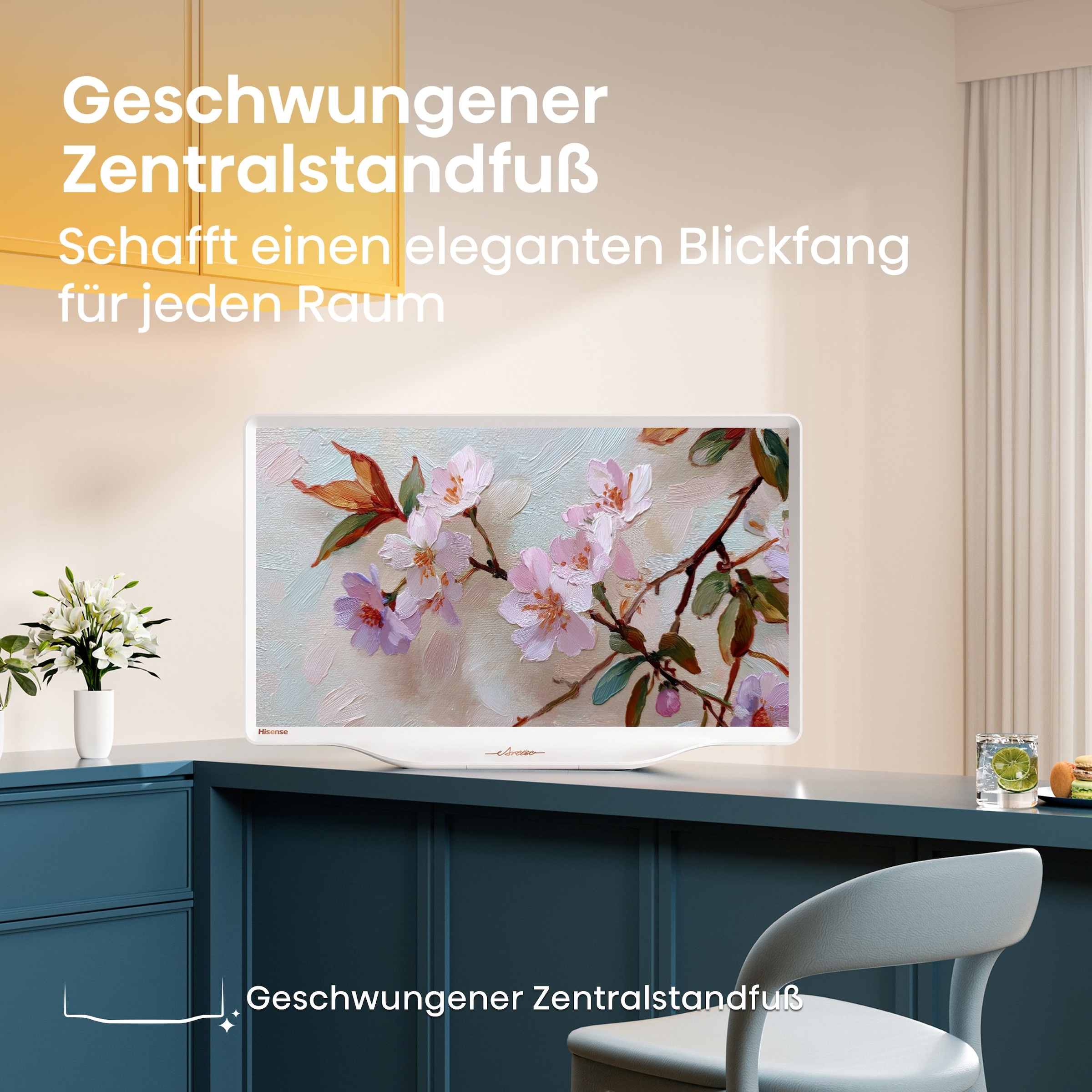 Hisense QLED-Fernseher »32S5Q« 80 cm/32 ″ Full HD Smart-TV 2K FHD Deco TV