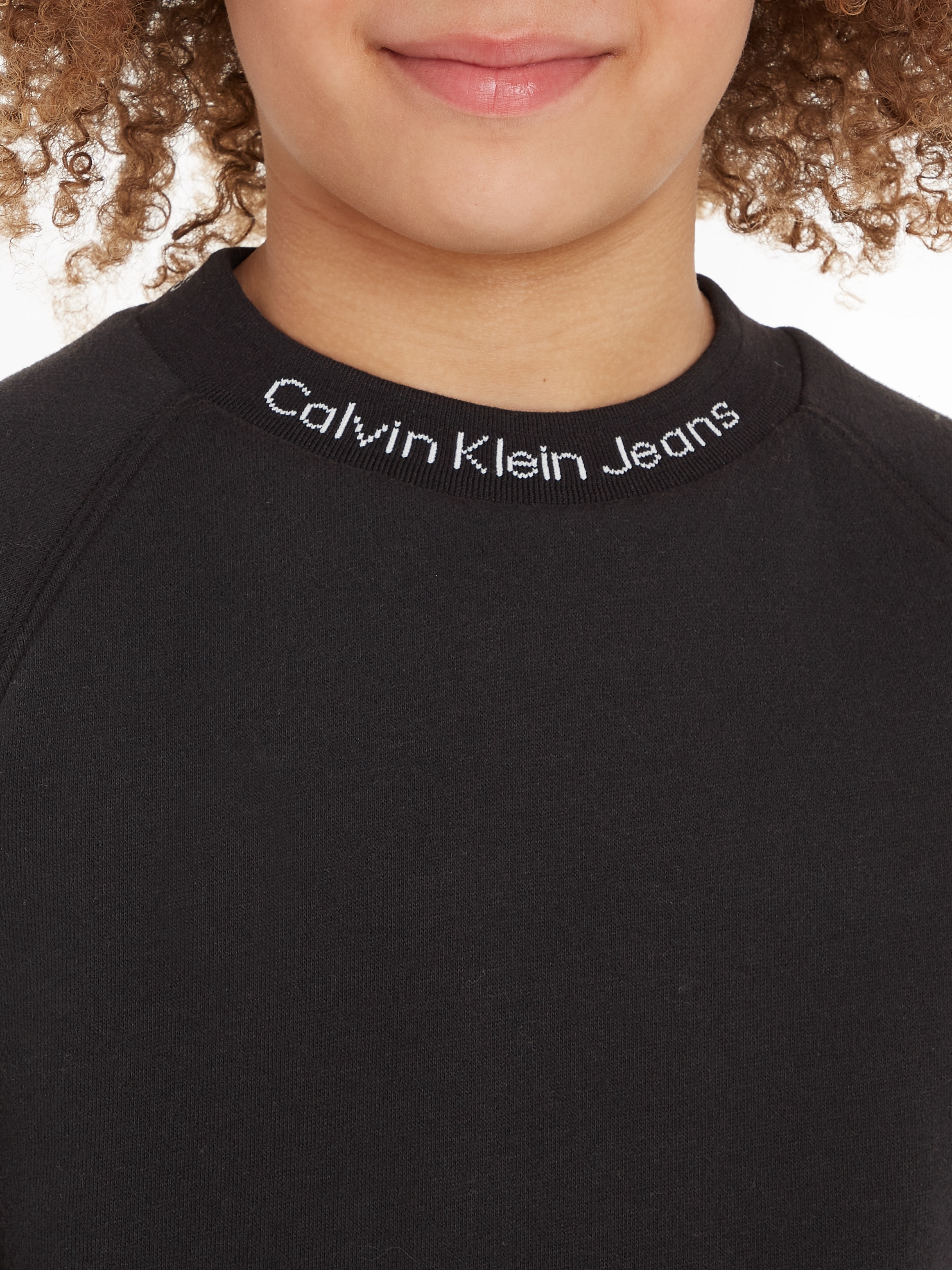 Calvin Klein Jeans Sweatshirt »INTARSIA FLEECE CREWNECK«