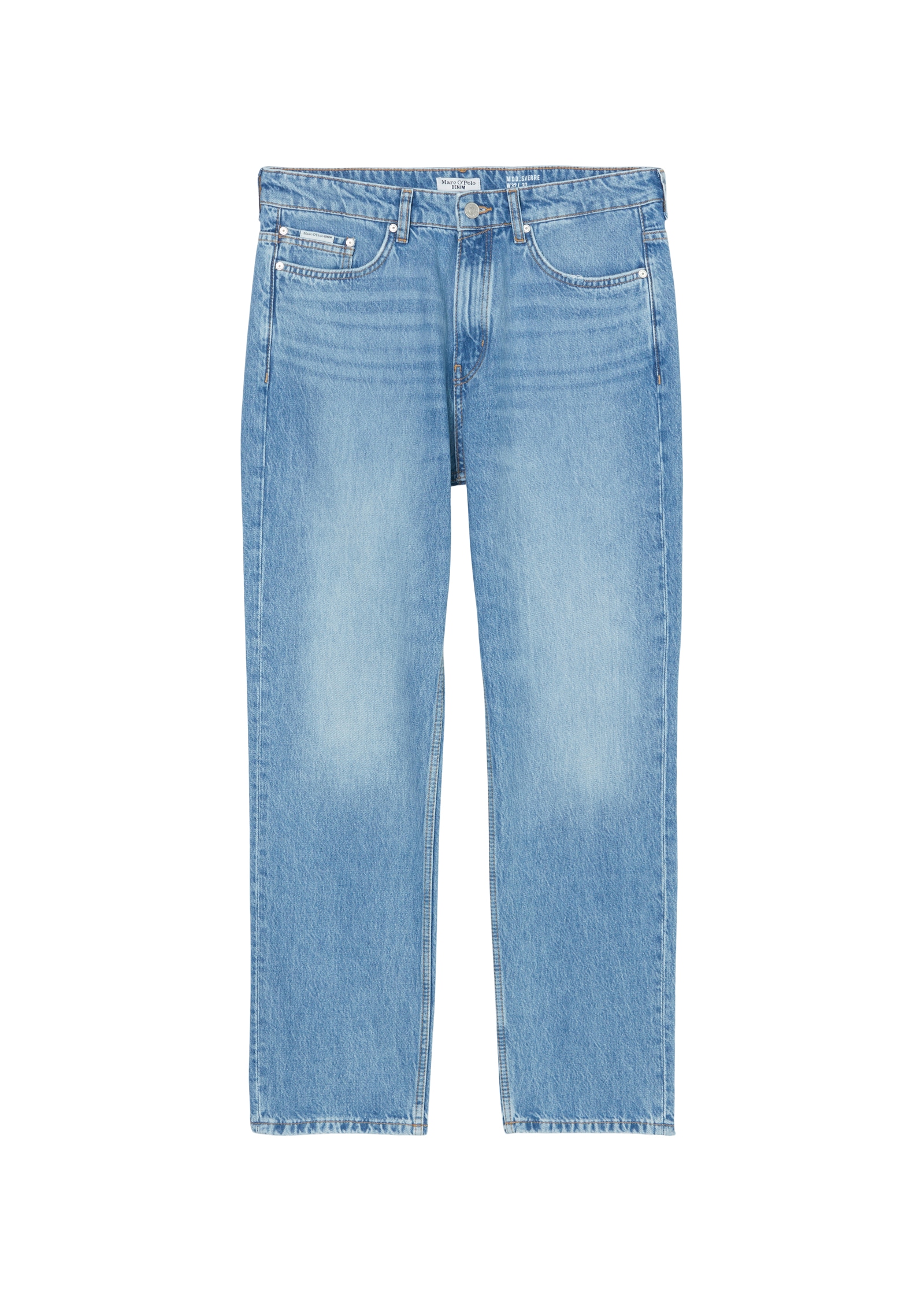 Marc O'Polo DENIM Straight-Jeans, Authentischer Salt'n'Pepper-Vintage-Look