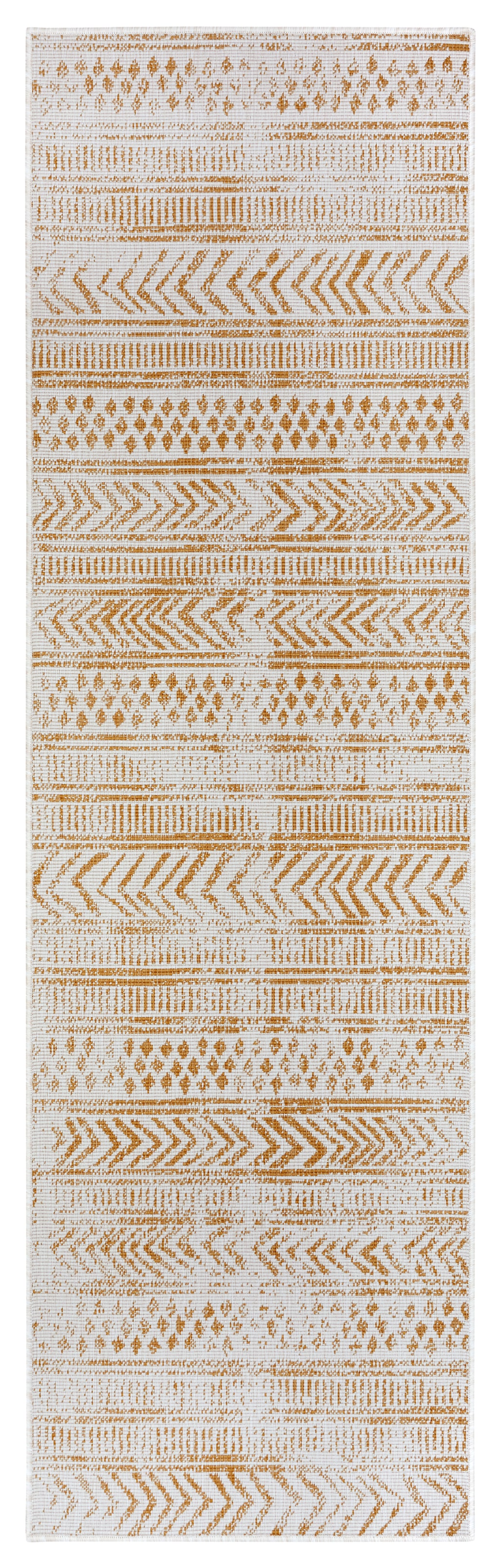 NORTHRUGS Teppich »BIRI Wendeteppich«, rechteckig, 5 mm Höhe, In-& Outdoor, Wetterfest, Balkon, Läufer, Wohnzimmer, Wasserfest, Boho