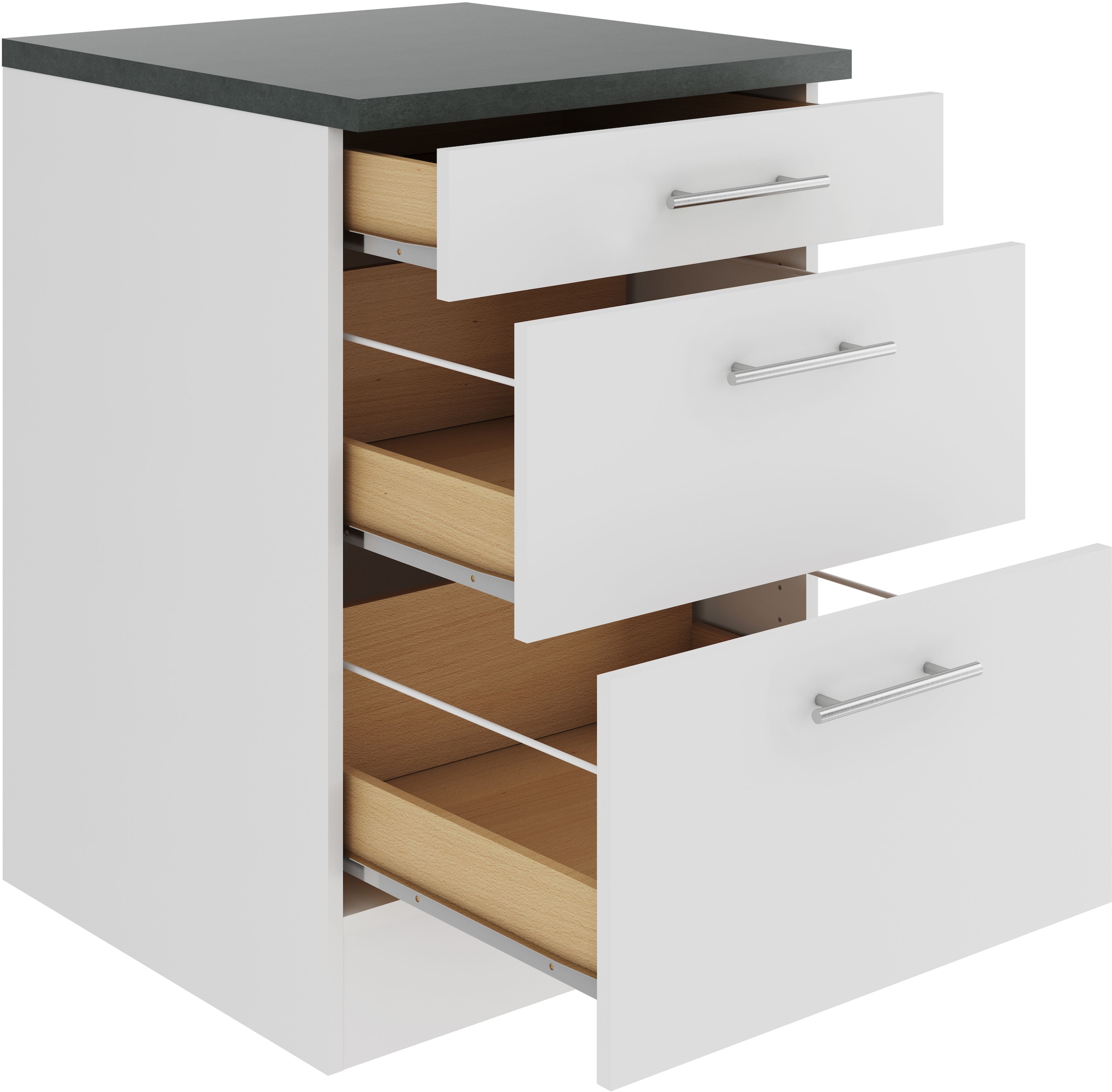 OPTIFIT Unterschrank »Bella«, Breite 60 cm, 2 Auszüge, 1 Schubkasten