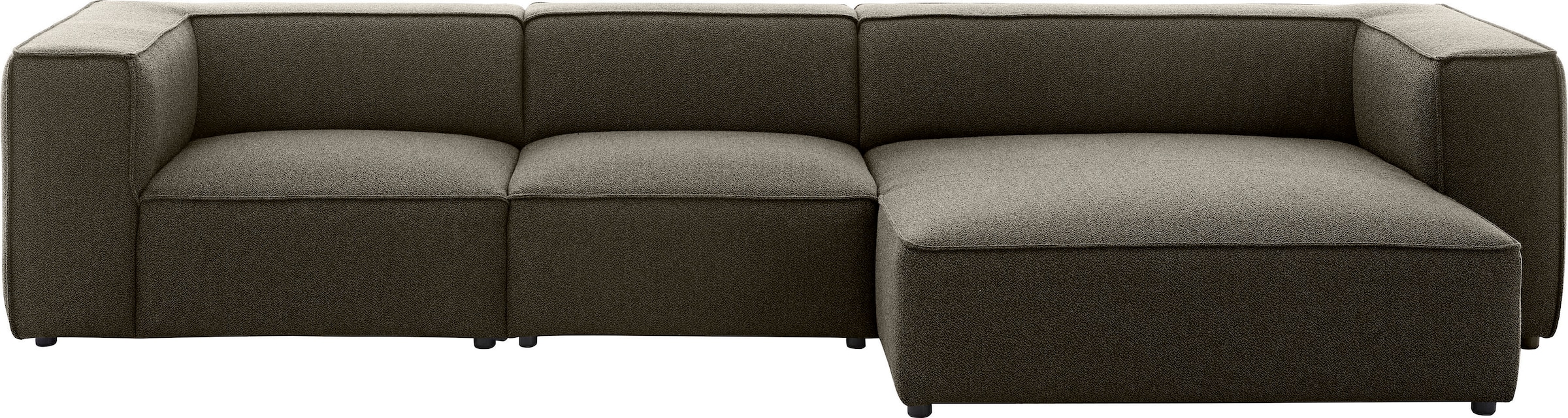 W.SCHILLIG Ecksofa »around-the-block«, mit eleganter Biese, mit Federkern, Breite 341 cm