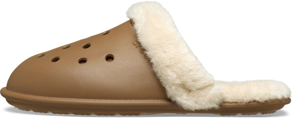 Crocs Pantoffel »Classic Fuzz Scuff«  Hausschuh, Clog mit Warmfutter