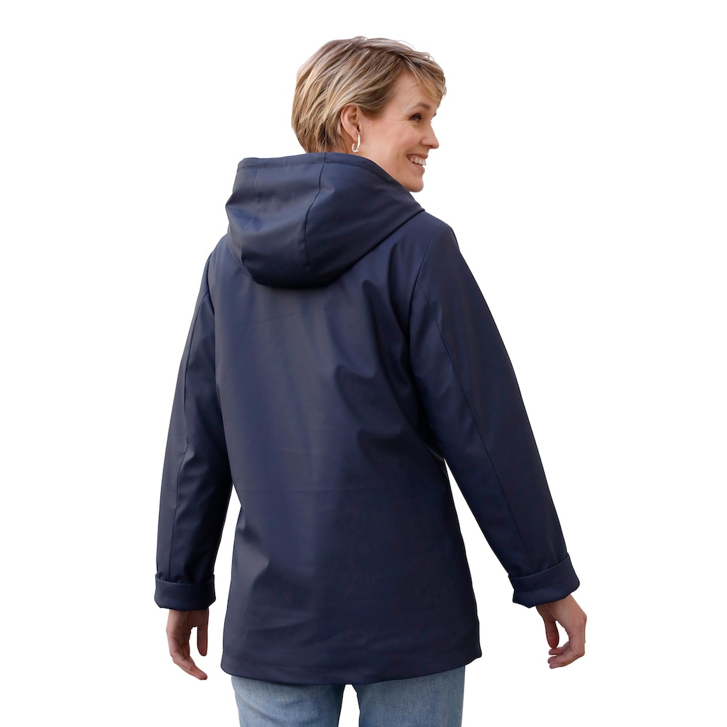 Classic Basics Regenjacke, mit Kapuze