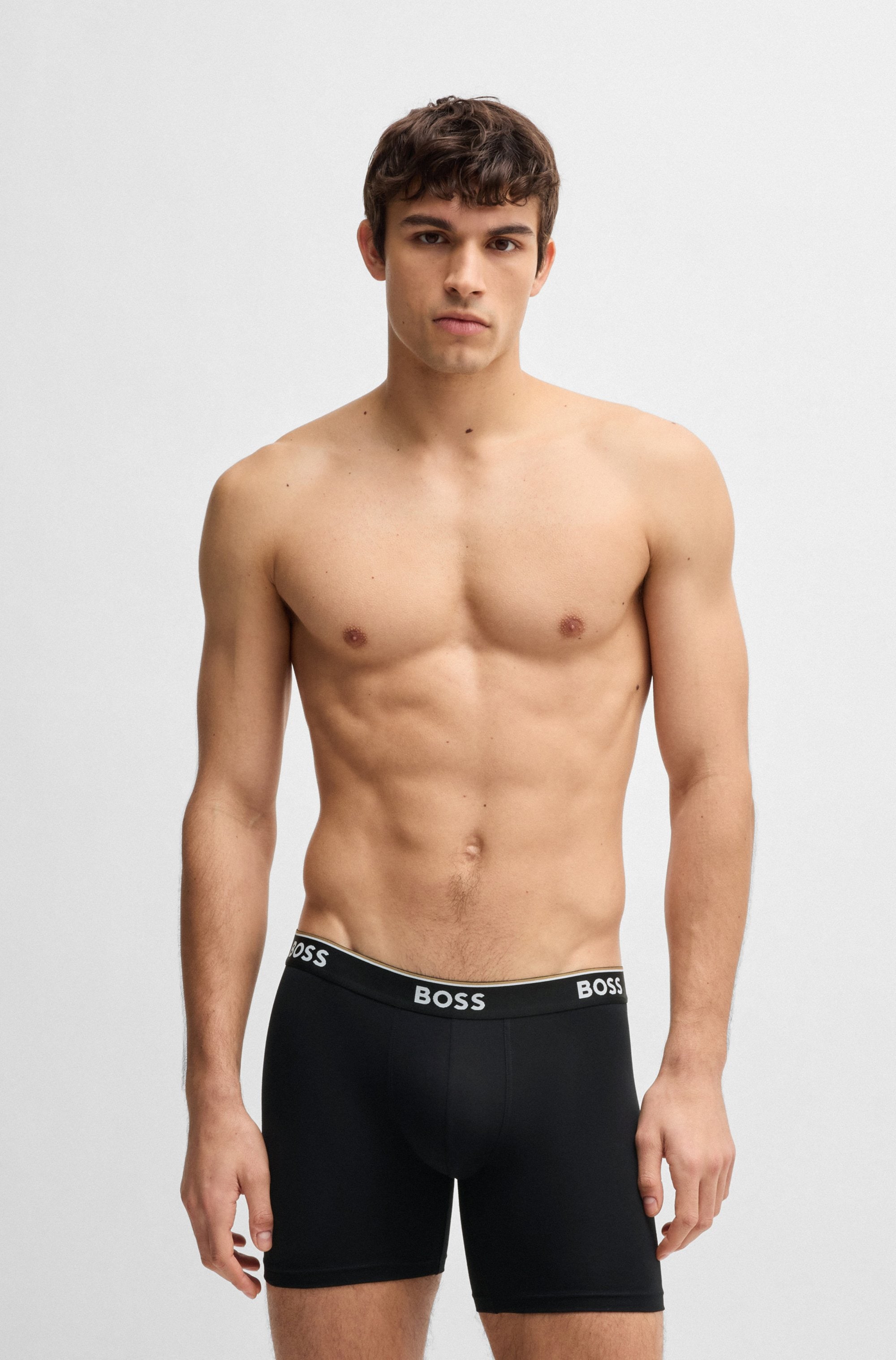 BOSS Boxershorts »BoxerBrLong 3P Power«