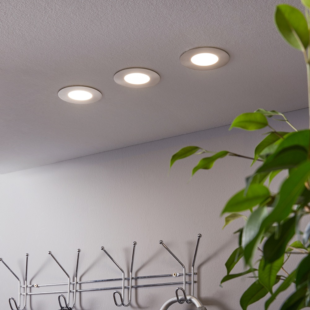 EGLO Einbauleuchte »FUEVA-C«, 3 flammig, Leuchtmittel LED-Board | LED fest integriert, EGLO CONNECT, Steuerung über APP + Fernbedienung, BLE, CCT, RGB