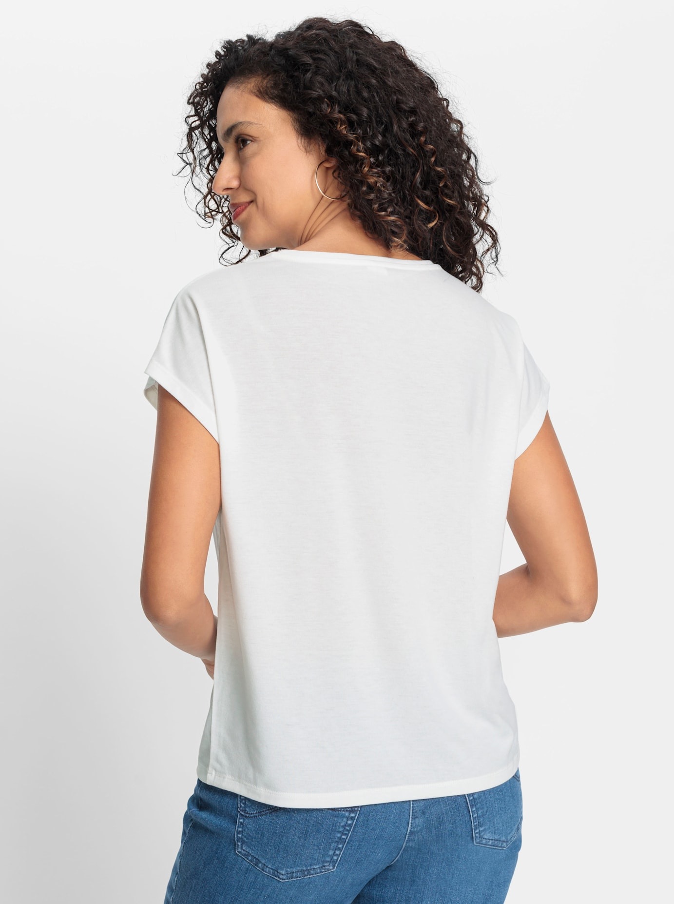 Inspirationen Kurzarmshirt »Rundhals-Shirt«, (1 tlg.)