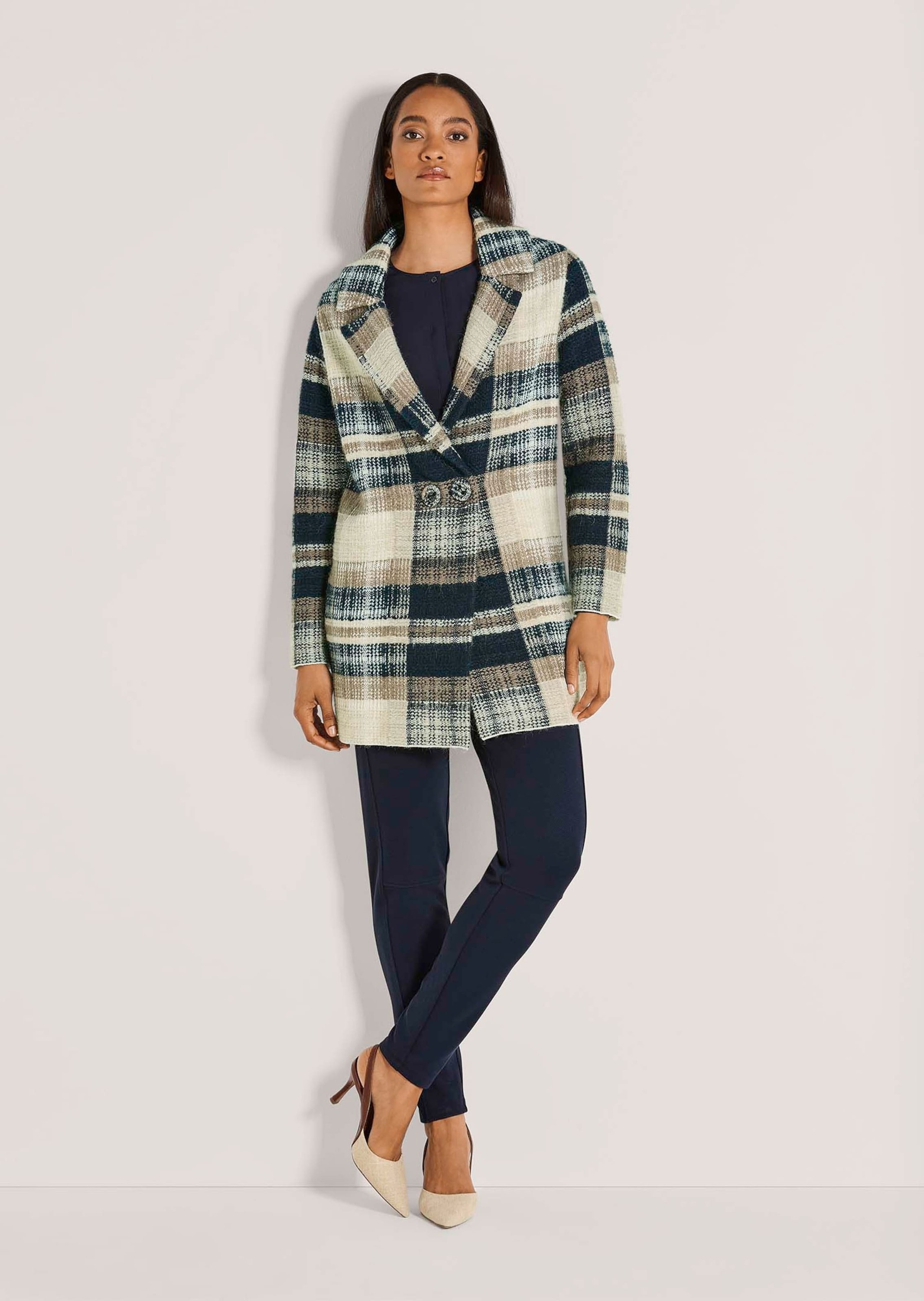 MADELEINE Strickjacke »Strickjacke Dünner Mantel aus italienischem Garn«