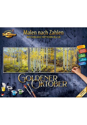 Schipper Malen nach Zahlen »Meisterklasse Triptychon - Goldener Oktober«, Made in Germany kaufen