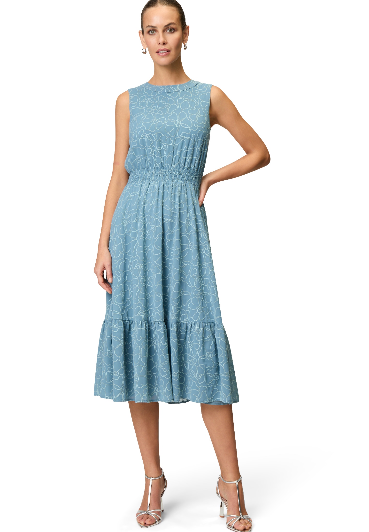 Zero Midikleid »Midikleid mit Volants«