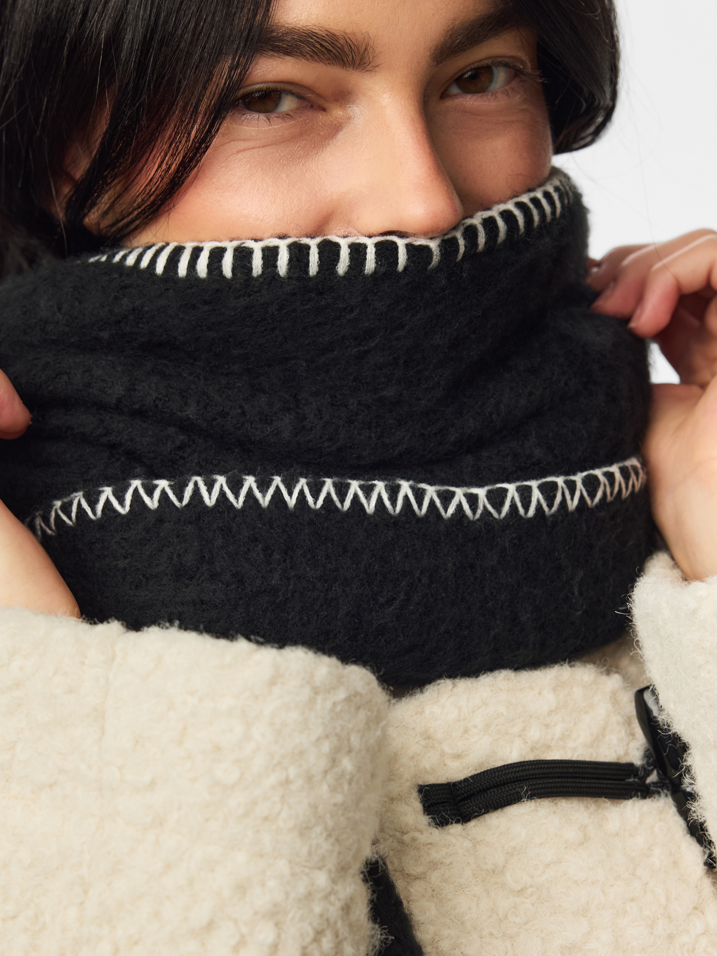 pieces Schal »PCPYRON LONG SCARF NOOS BC« Kunstfaser