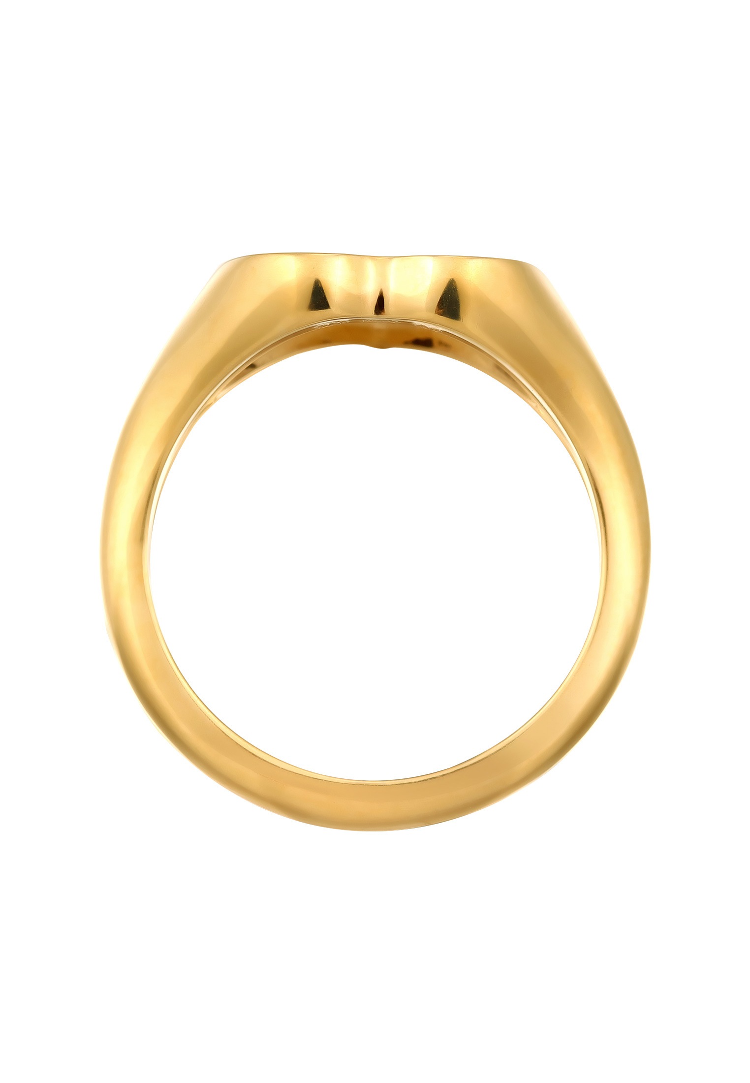 Elli Siegelring »Ring Siegelring Herz 925 Sterling Silber«