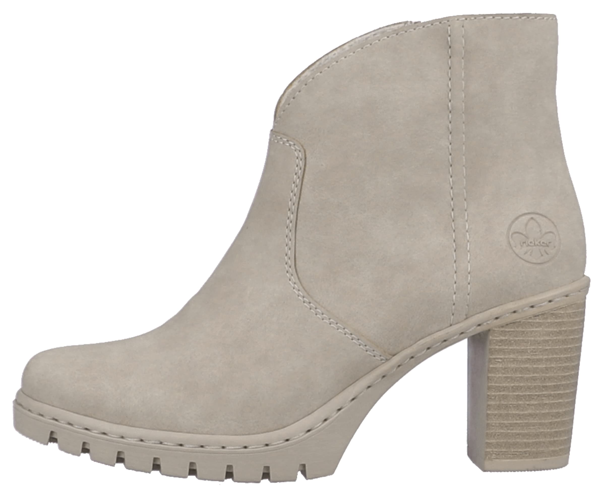 Rieker Ankleboots, Stiefelette, Plateauboots, Blockabsatz, in eleganter Optik