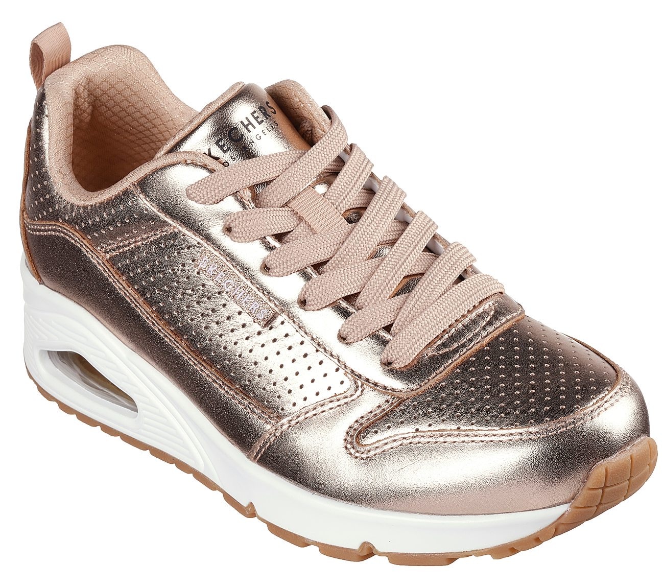 Skechers Sneaker »Uno - Metallixs«, Keilsneaker, Plateausneaker, Schnürschuh mit Skech-Air