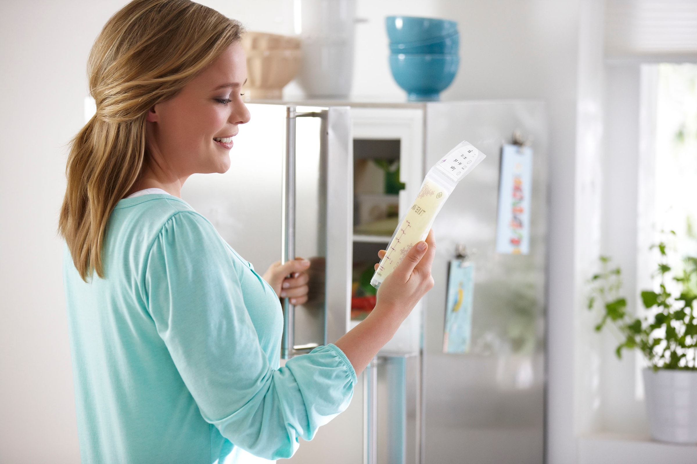 Philips AVENT Muttermilchbeutel »SCF603/25«, vorsterilisiert, mit sicherem, doppeltem Zip-Verschluss