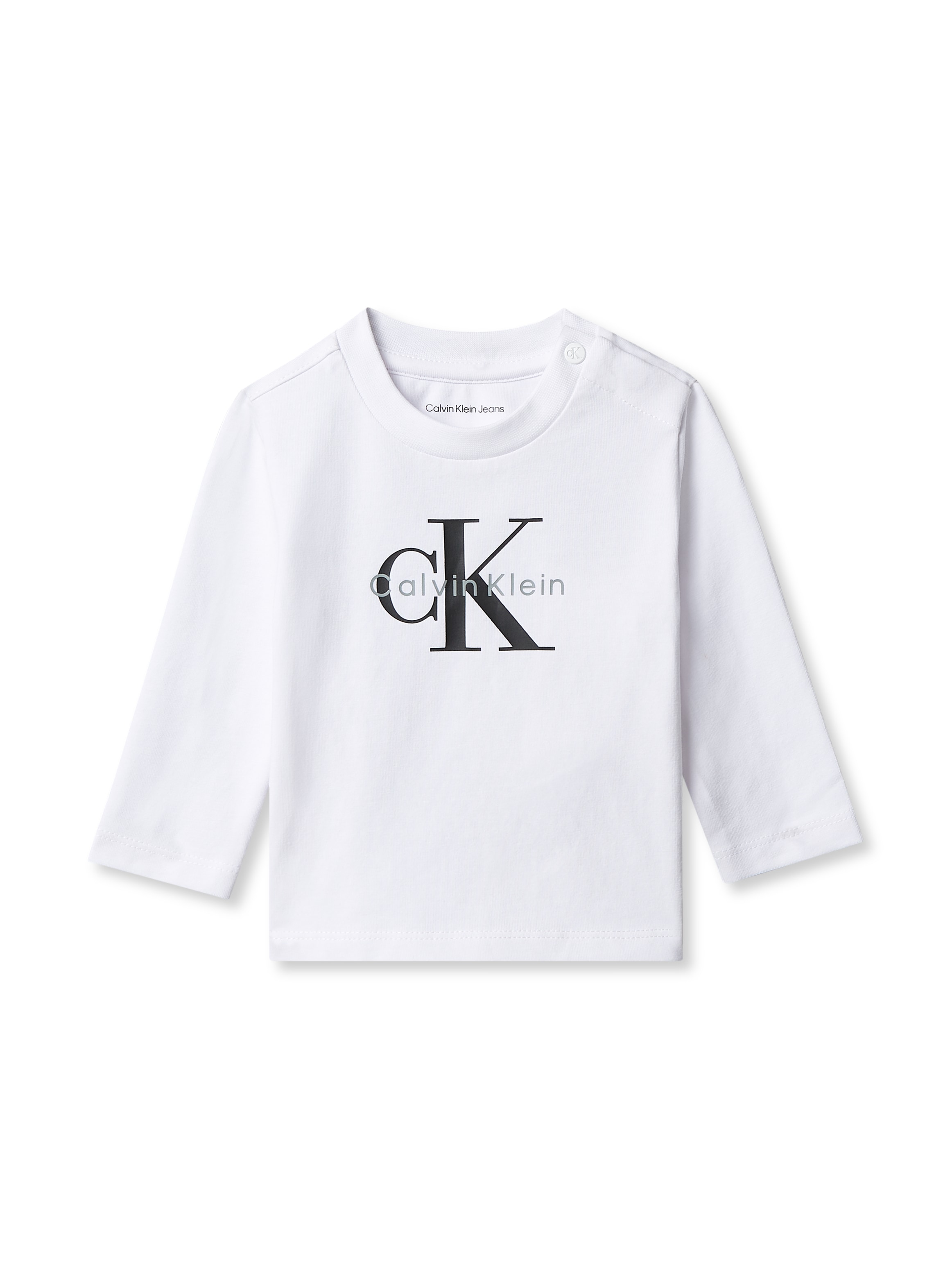 Calvin Klein Jeans Langarmshirt »MONOGRAM LS T-SHIRT« für Babys bis 2 Jahre, Logo-Druck