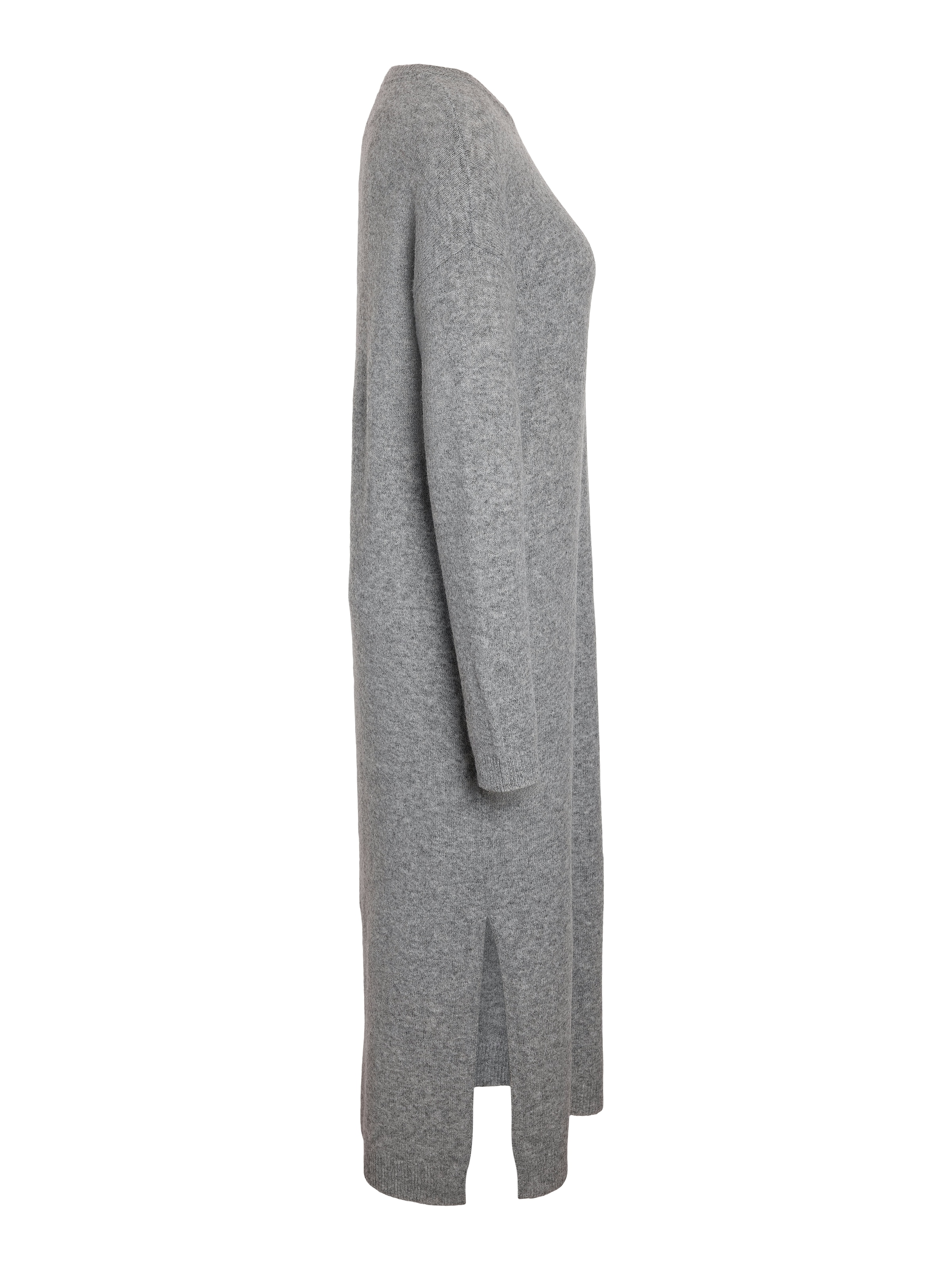 Noisy may Strickkleid »NMLIZETTE L/S MIDI KNIT DRESS NOOS« Materialmix, regular fit, mit Wolle