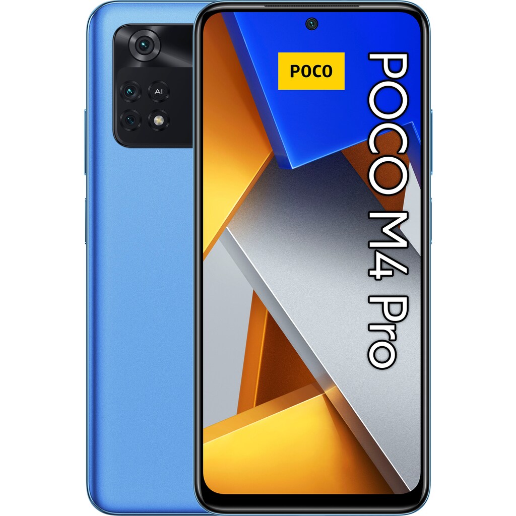 Xiaomi Smartphone »POCO M4 Pro«, Cool Blue, 16,33 cm/6,43 Zoll, 128 GB Speicherplatz, 64 MP Kamera