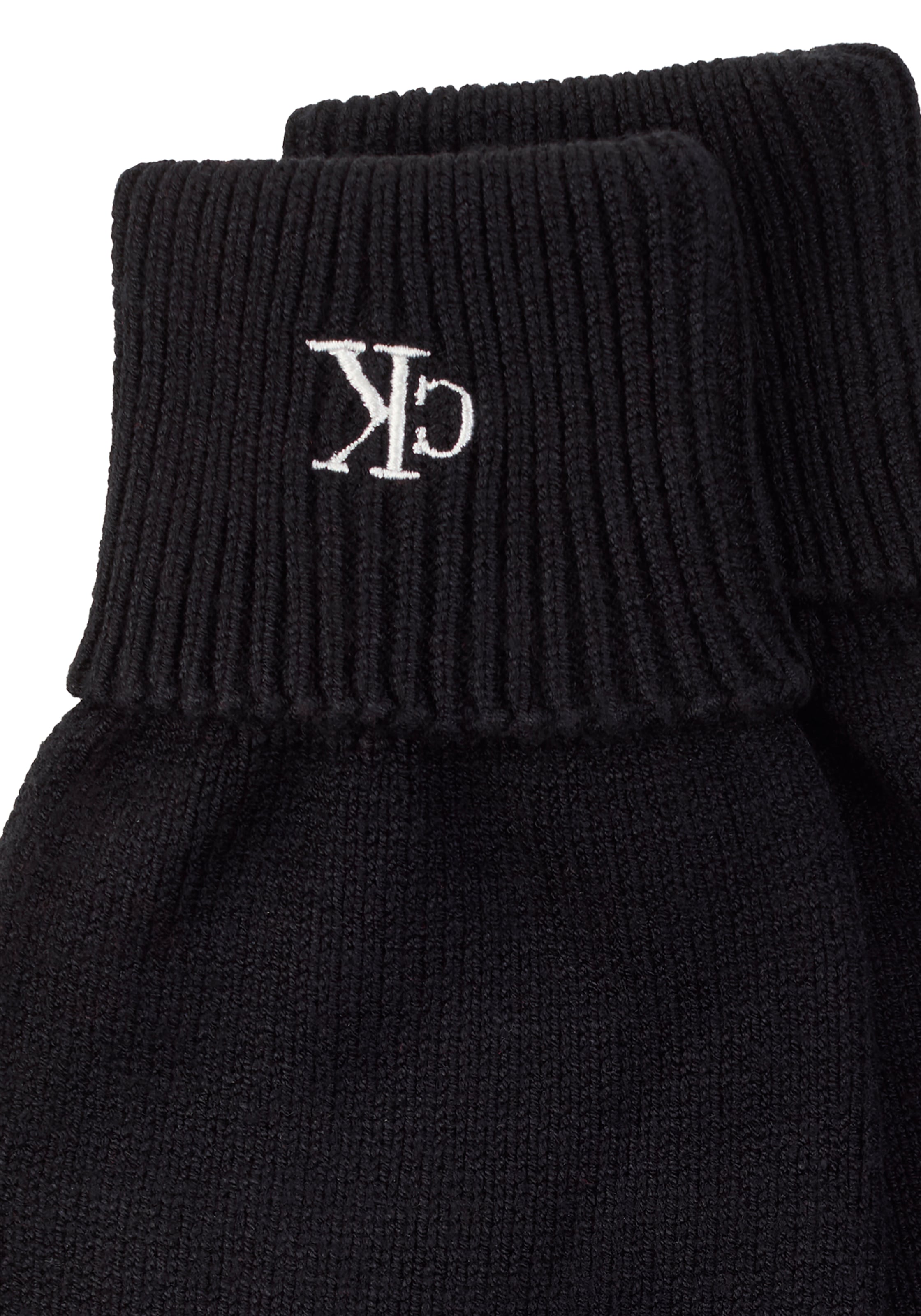 Calvin Klein Strickhandschuhe »CK FINE RIB GLOVES«, Fingerhandschuhe