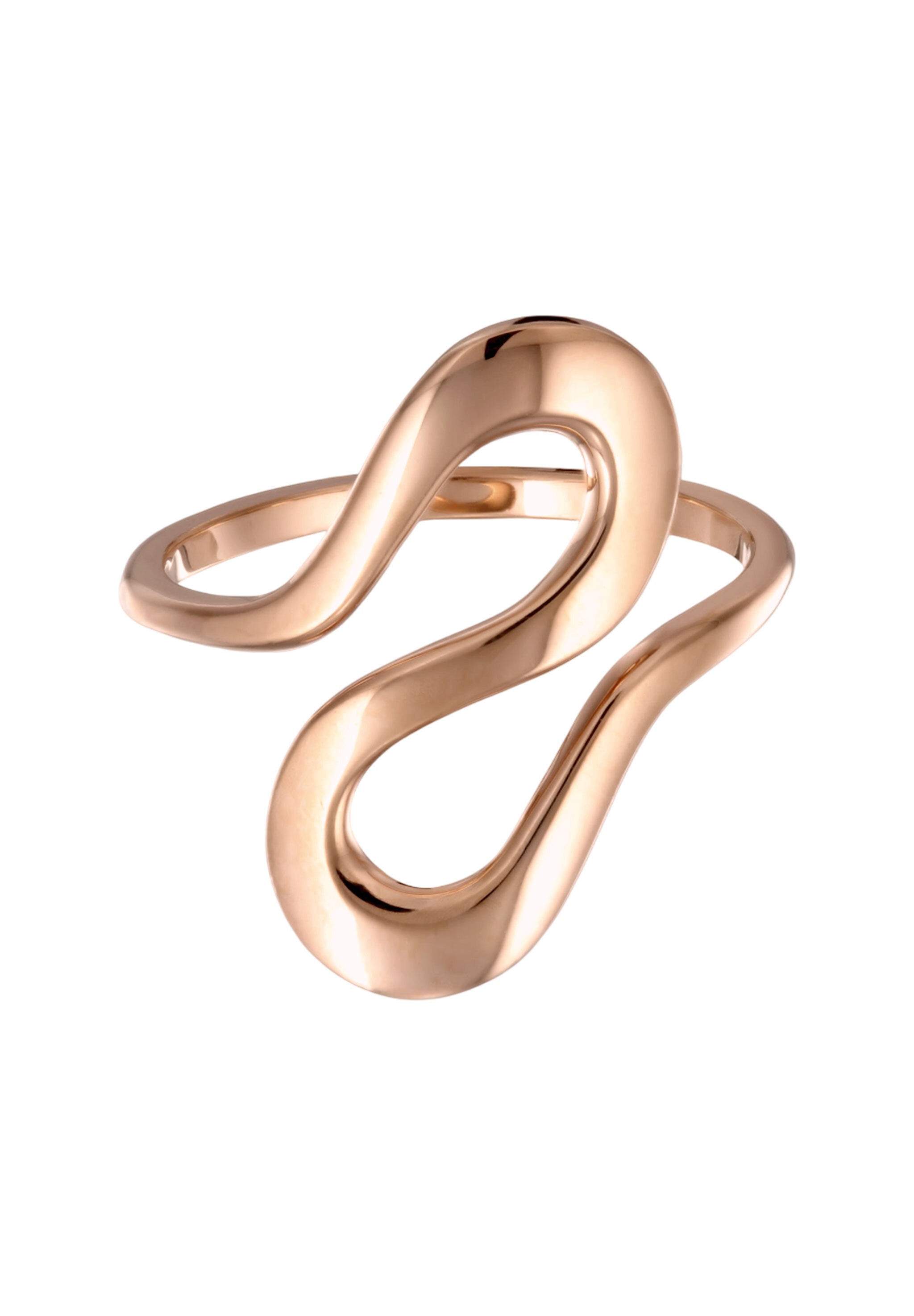 Elli Silberring »Ring Welle Modisch Verspielt Fashion 925 Silber«