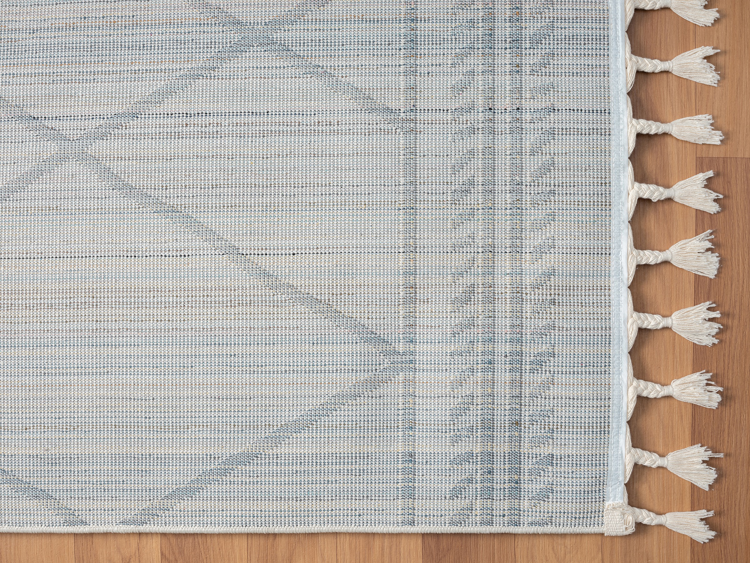 Myflair Möbel & Accessoires Hochflor-Teppich »Moroccan Design Lagerräumung«, rechteckig, 24 mm Höhe, modern, marokkanisches Design, Rauten Muster, weich, mit Fransen