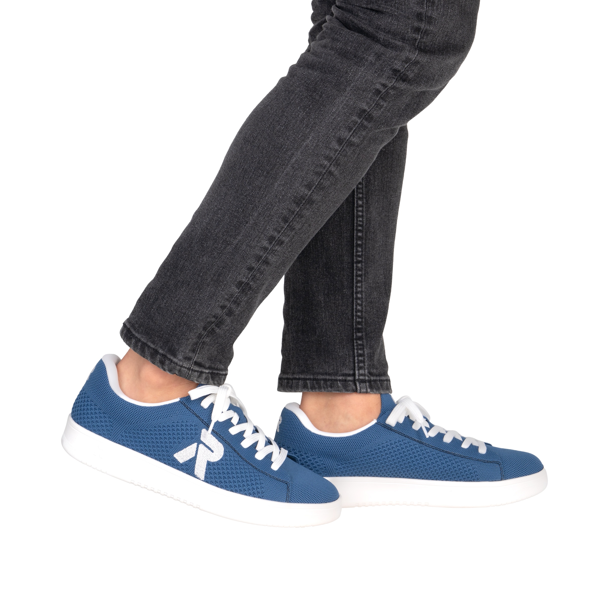 RIEKER Sport Slip-On Sneaker »Swing2GO«  Schlupfschuh, Freizeitsneaker mit aufgesetzter Schnürung