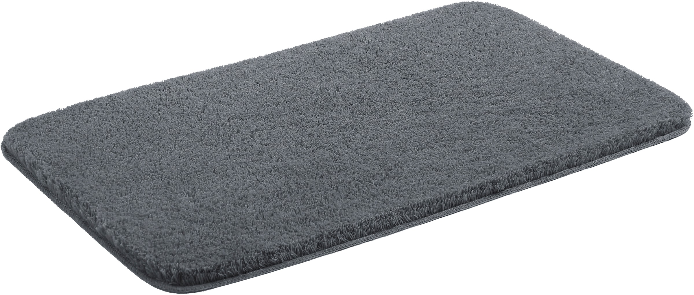 my home Badematte »Merida, Badvorleger, Badezimmer Teppich« Höhe 32 mm rutschhemmend beschichtet fußbodenheizungsgeeignet | schnell trocknend | strapazierfähig Badteppich, Uni Farben, rechteckig, rund & als 2-tlg. Set erhältlich