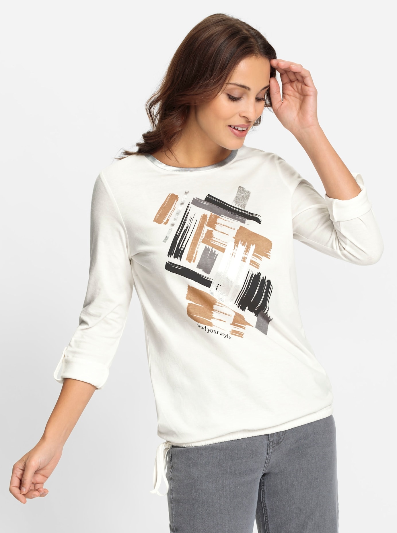 Inspirationen Langarmshirt »Print-Shirt«, (1 tlg.)