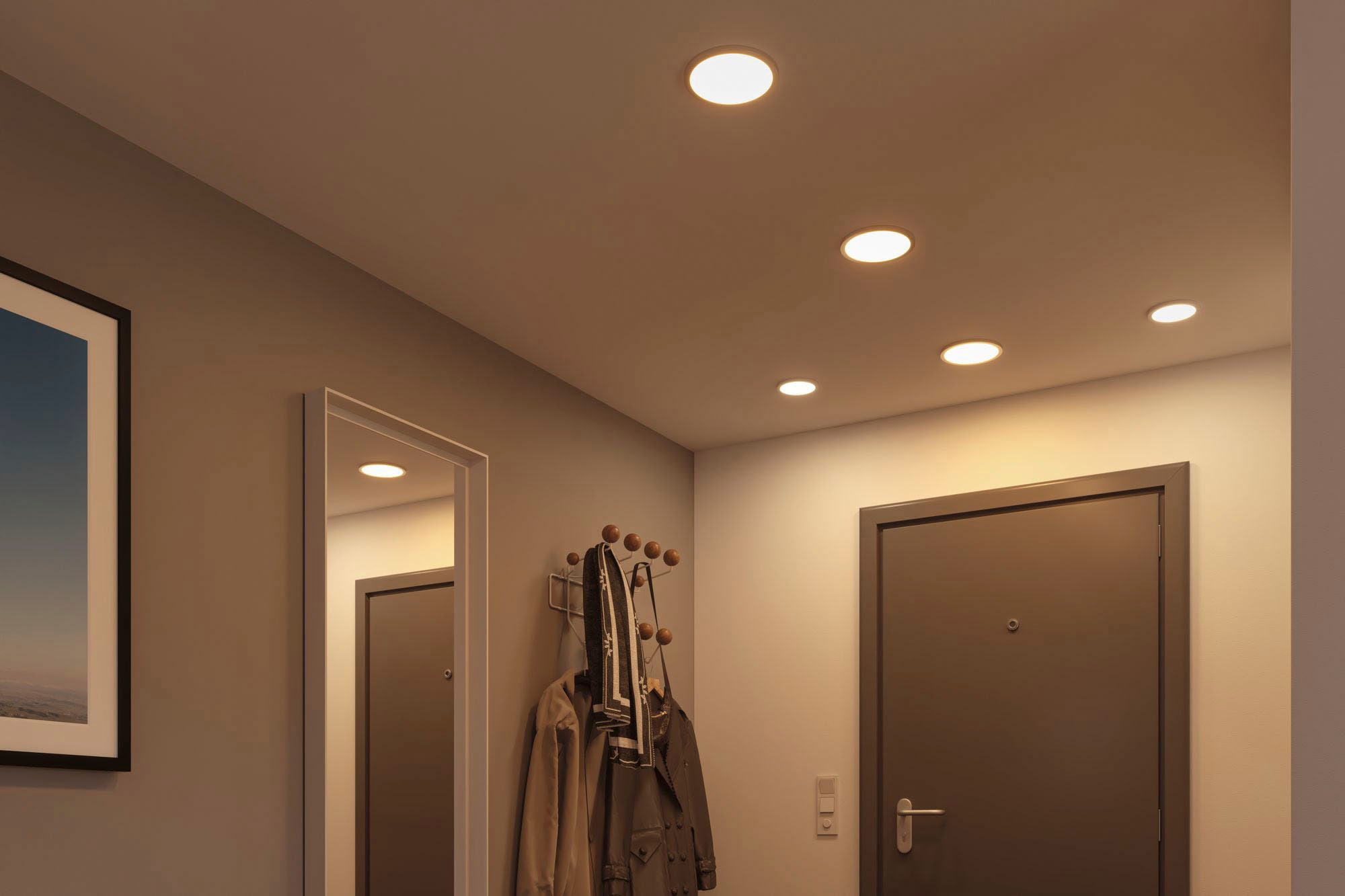 Paulmann LED Bad-Einbauleuchte »Areo«, Schutzart IP44, Ø 11,8 cm, inkl. LED Leuchtmittel