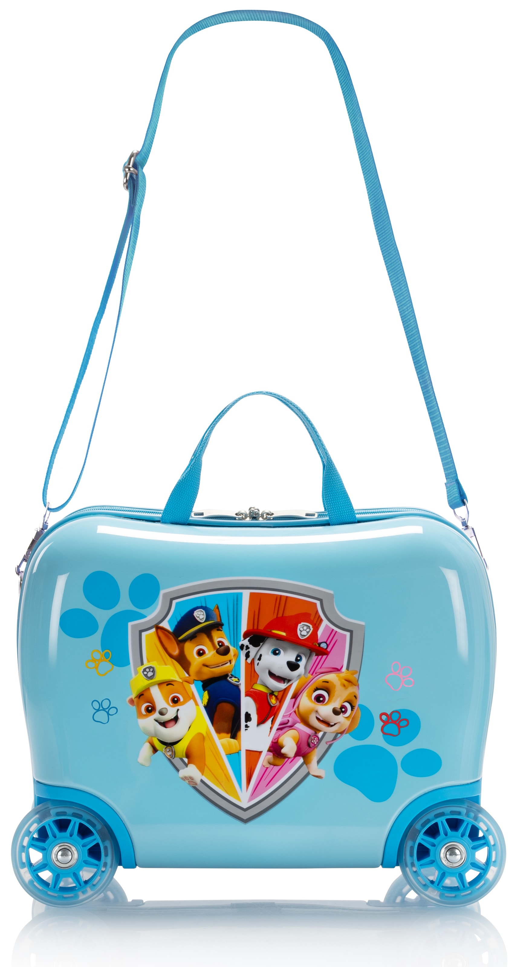 Heys Kinderkoffer »Kinderkoffer Heys Kids Ride-On Luggage, 16 cm«, 4 Rollen, Kindertrolley, Kinder Reisegeoäck, Paw Patrol, Handgepäck