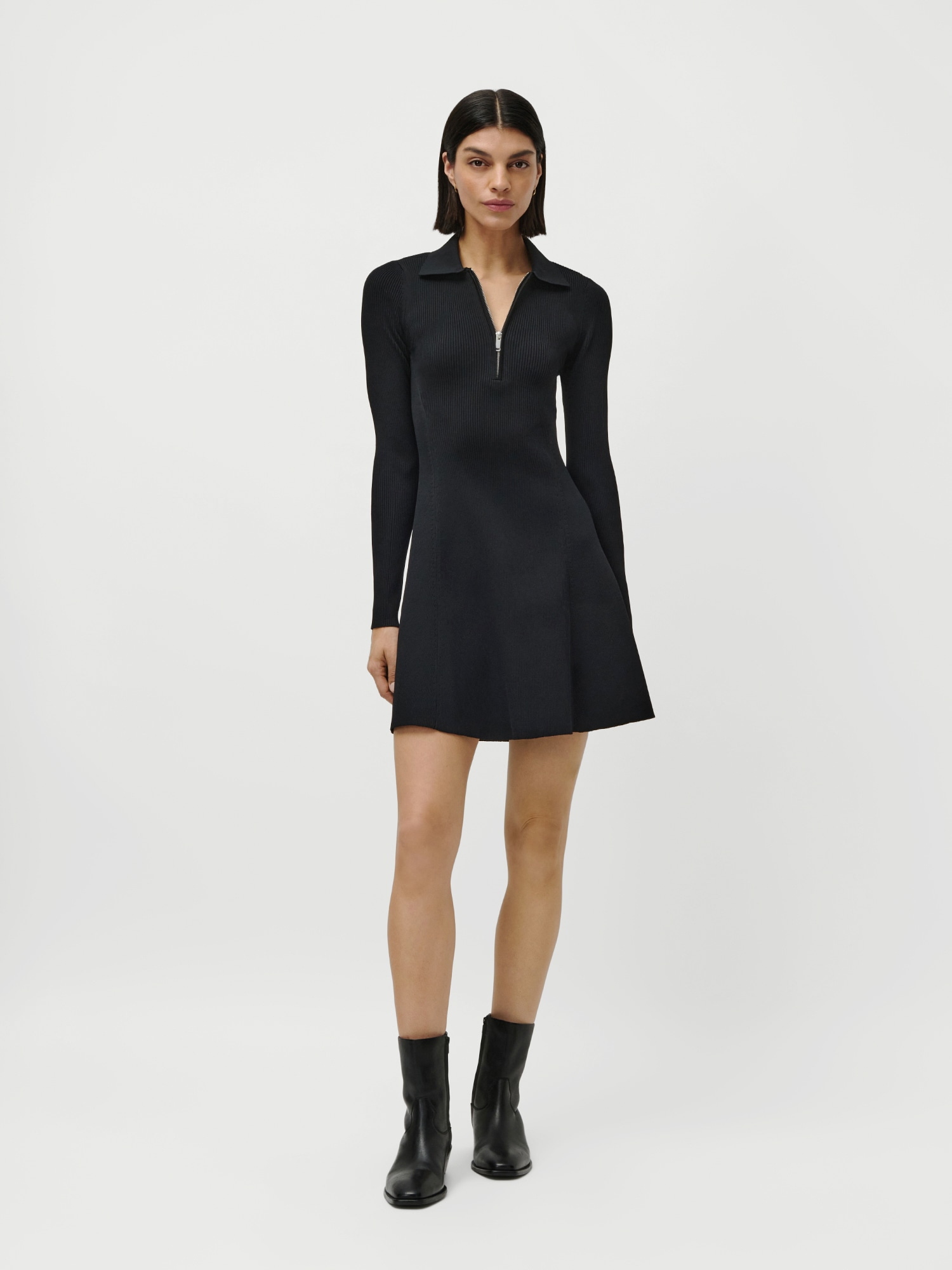 LeGer Strickkleid »Marou, LeGer by Lena Gercke«, Regular fit mit Rundhalsausschnitt