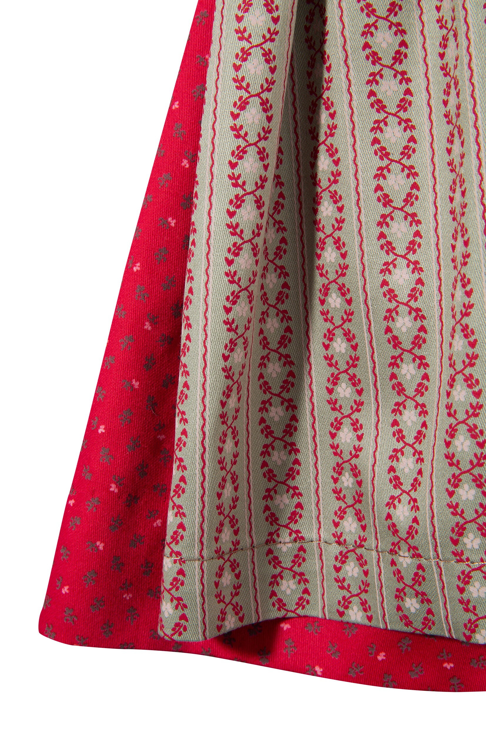 Turi Landhaus Dirndl, (3 tlg.), Kinder, mit Knöpfen in Blumenoptik